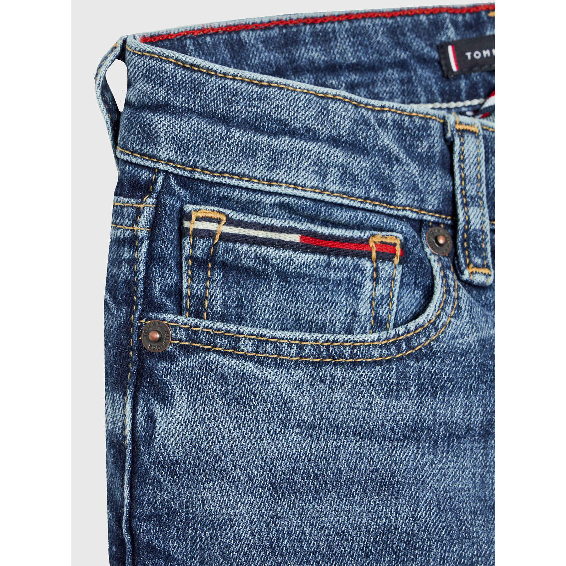 Tommy Hilfiger Jeansy Spencer KB0KB07478 Modrá Slim Fit - Pepit.cz