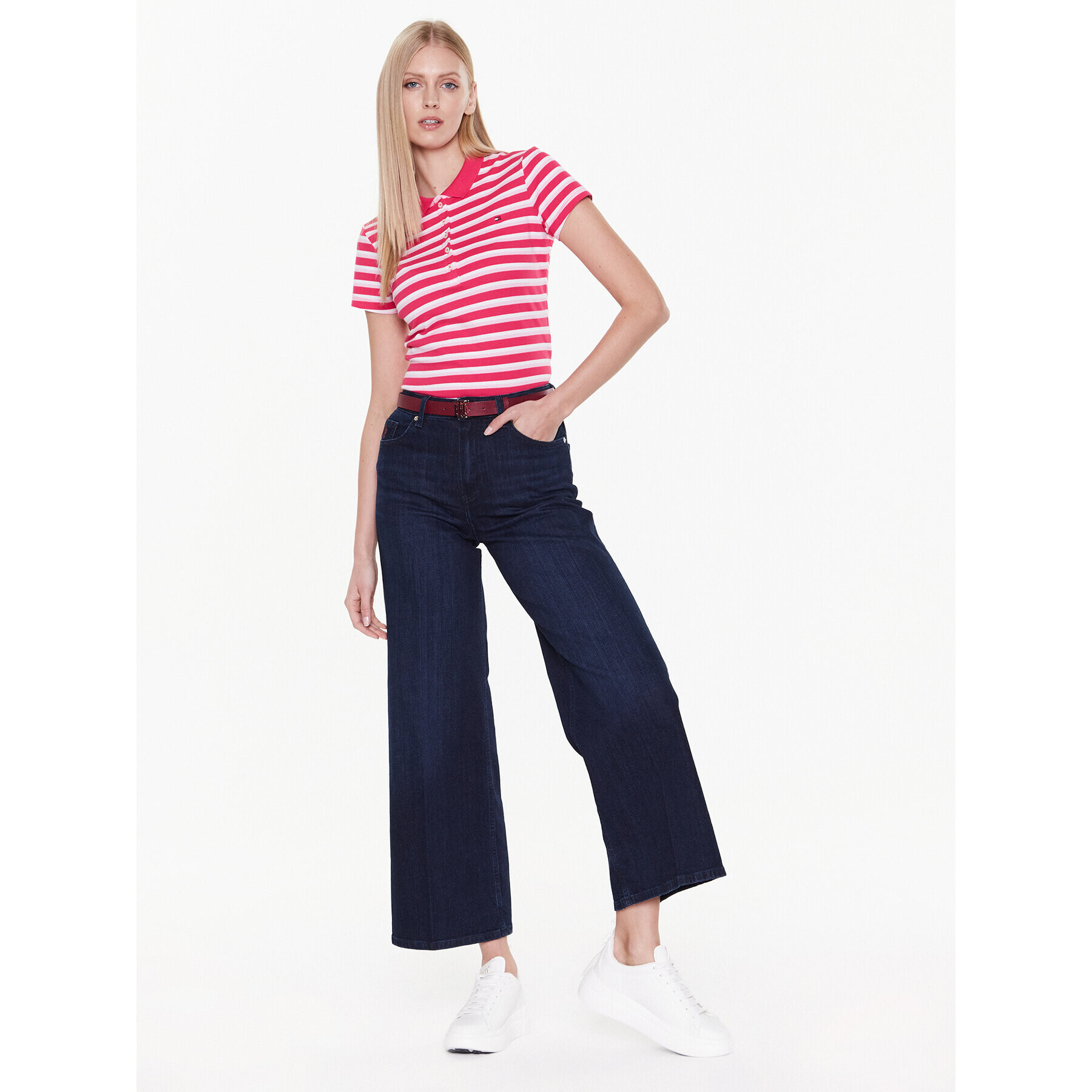 Tommy Hilfiger Jeansy Stan WW0WW37147 Tmavomodrá Loose Fit - Pepit.cz