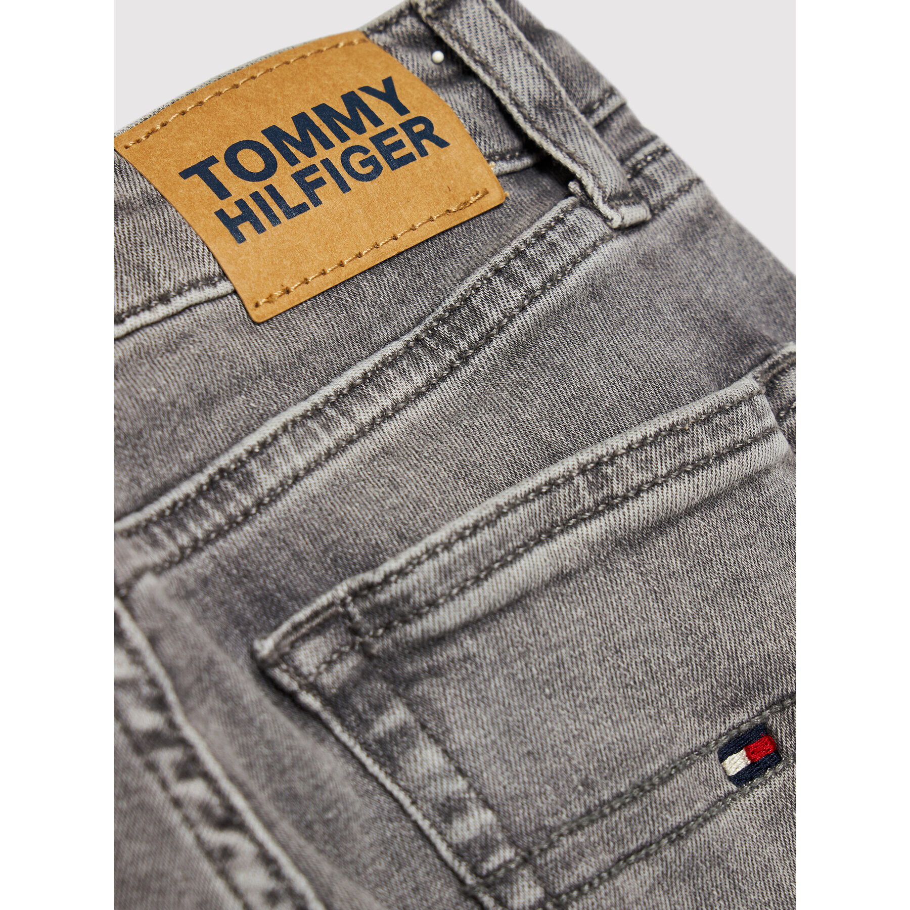 Tommy Hilfiger Jeansy Sylvia KG0KG05749 M Šedá Skinny Fit - Pepit.cz