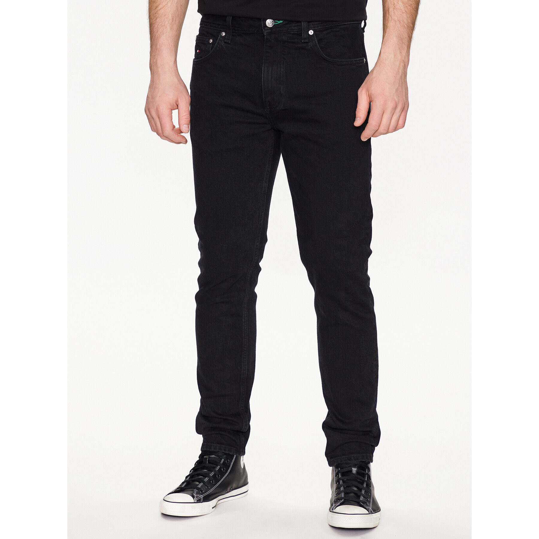 Tommy Hilfiger Jeansy Tanson MW0MW31215 Černá Straight Leg - Pepit.cz