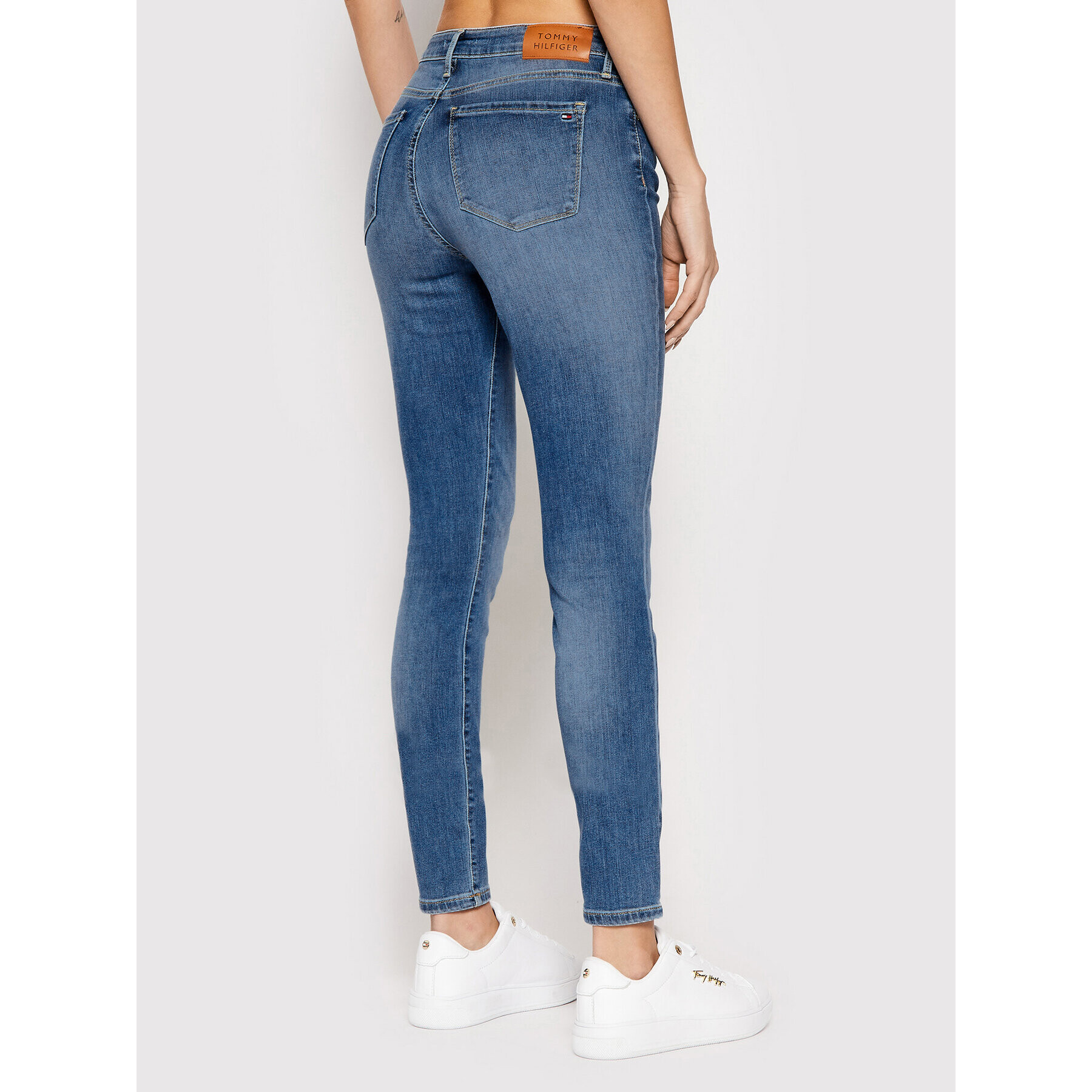 Tommy Hilfiger Jeansy Th Flex Como WW0WW32755 Modrá Skinny Fit - Pepit.cz