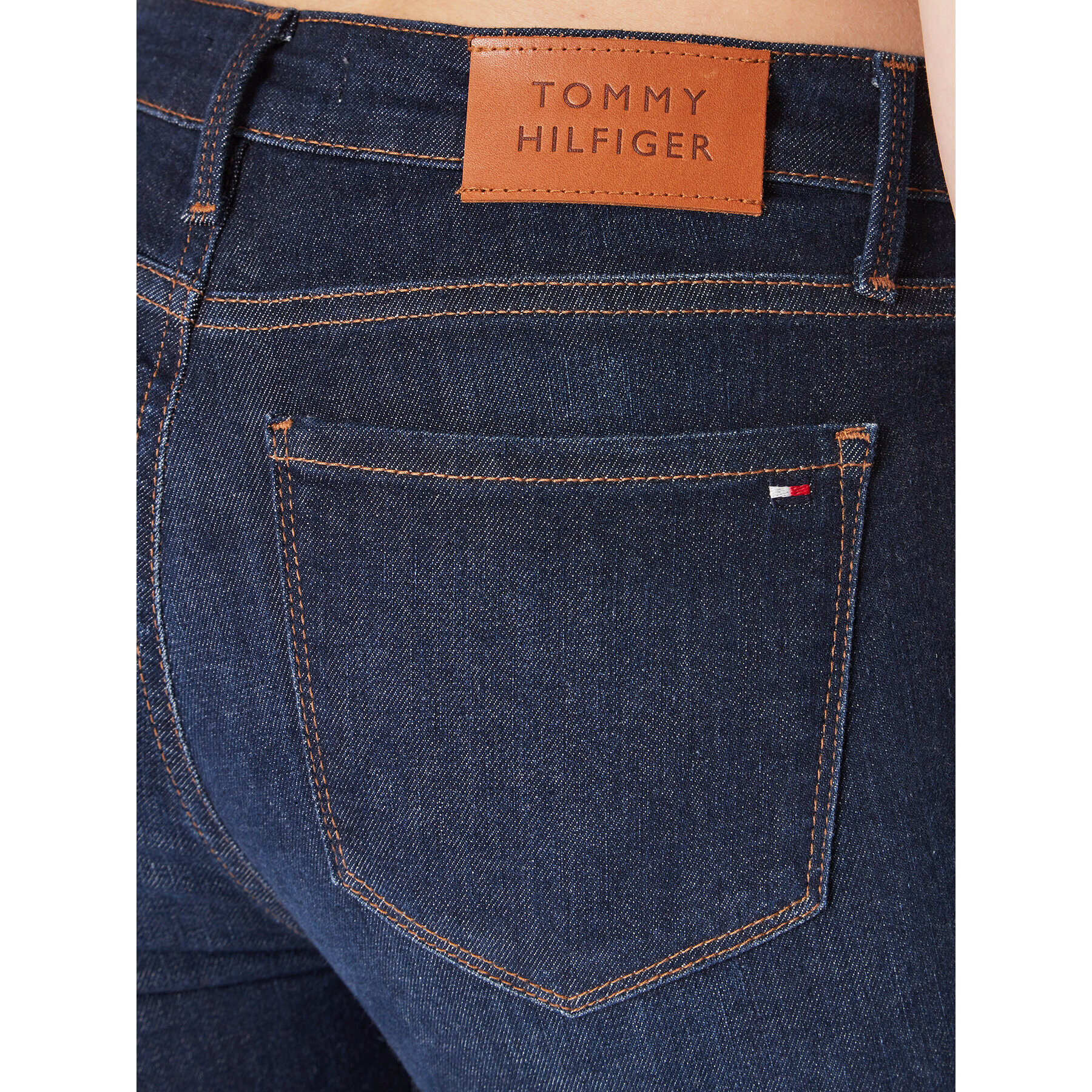 Tommy Hilfiger Jeansy Th Flex Como WW0WW36963 Tmavomodrá Skinny Fit - Pepit.cz