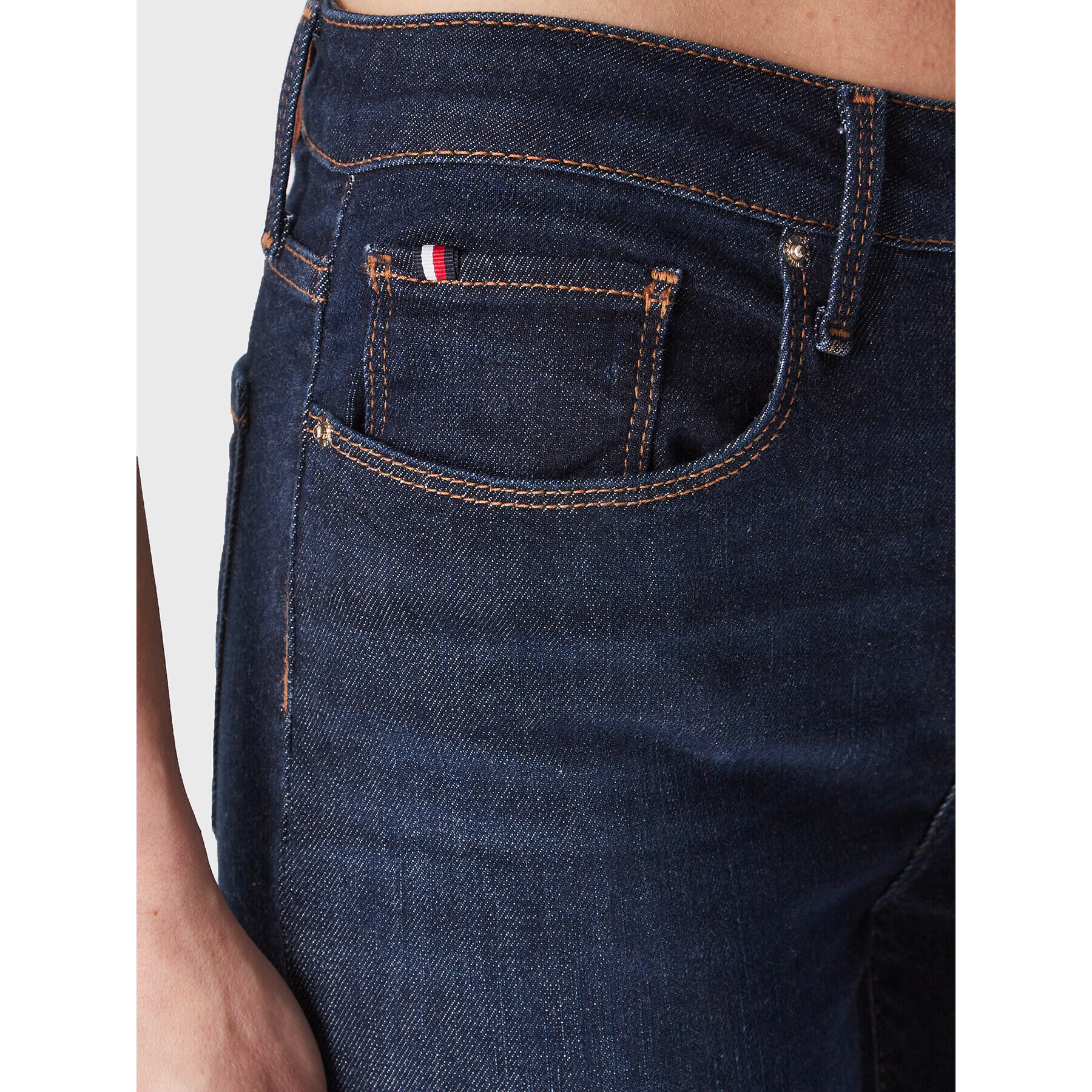 Tommy Hilfiger Jeansy Th Flex Como WW0WW36963 Tmavomodrá Skinny Fit - Pepit.cz