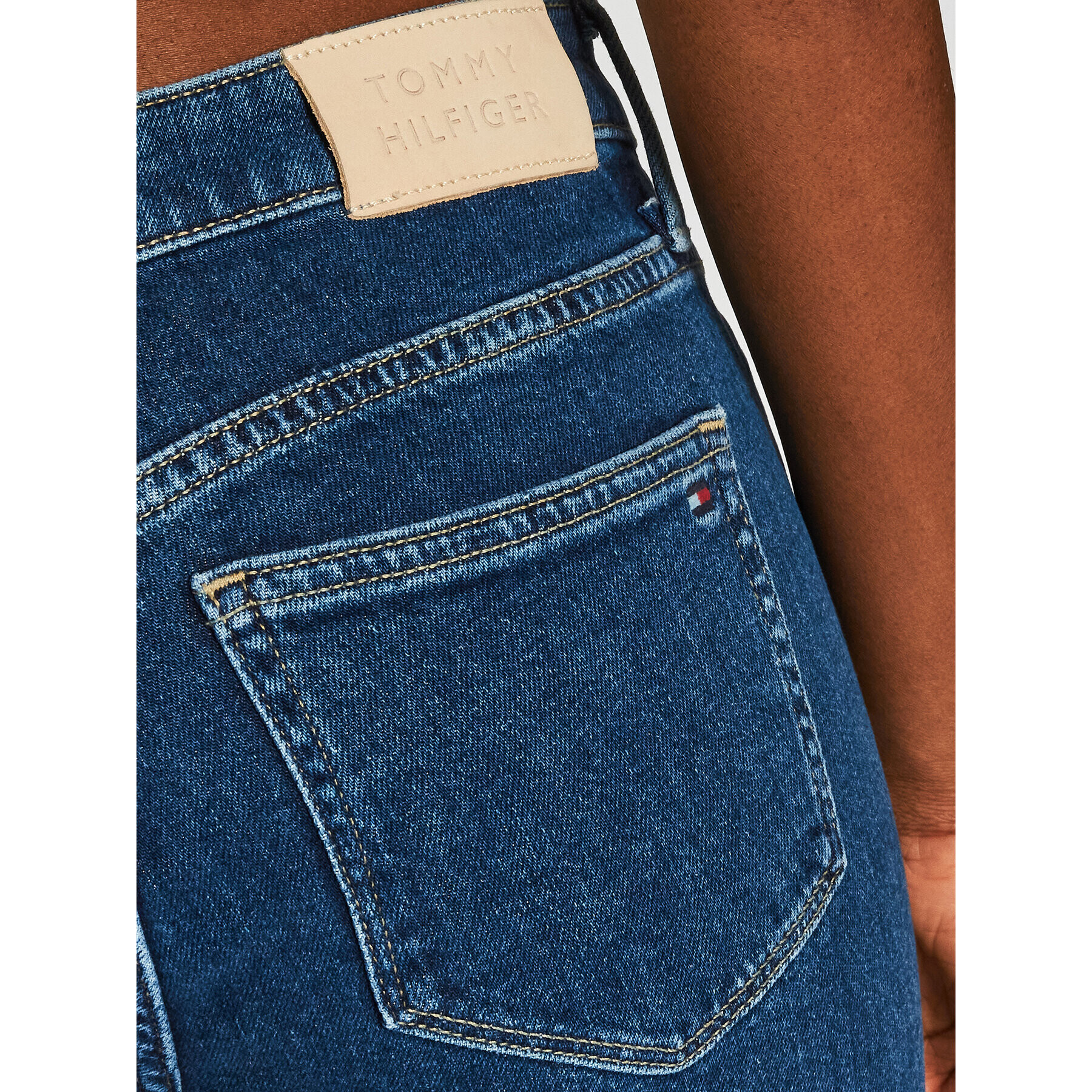 Tommy Hilfiger Jeansy Venice WW0WW30203 Tmavomodrá Slim Fit - Pepit.cz