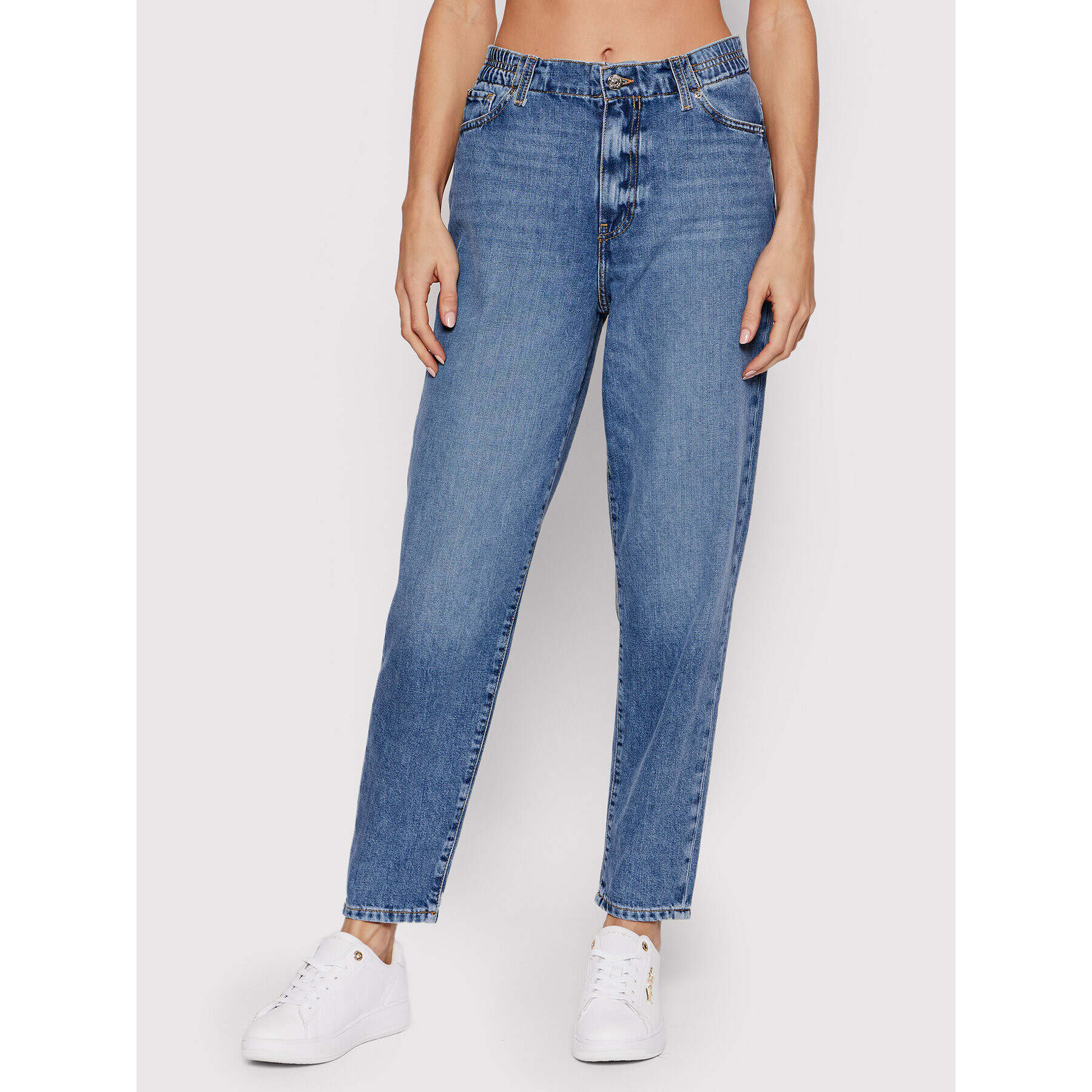 Tommy Hilfiger Jeansy WW0WW32928 Modrá Mom Fit - Pepit.cz