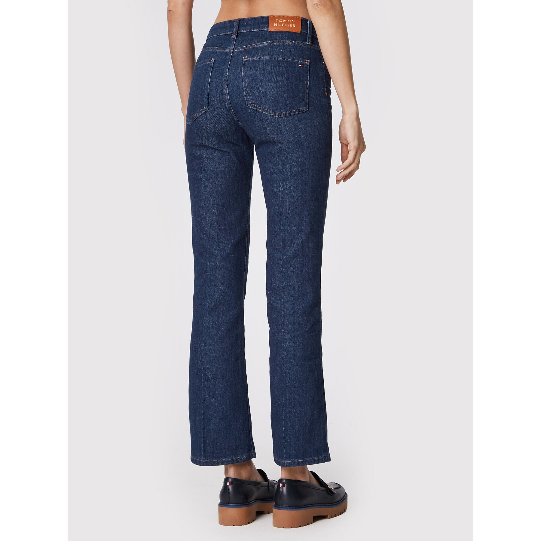 Tommy Hilfiger Jeansy WW0WW35161 Tmavomodrá Bootcut Fit - Pepit.cz