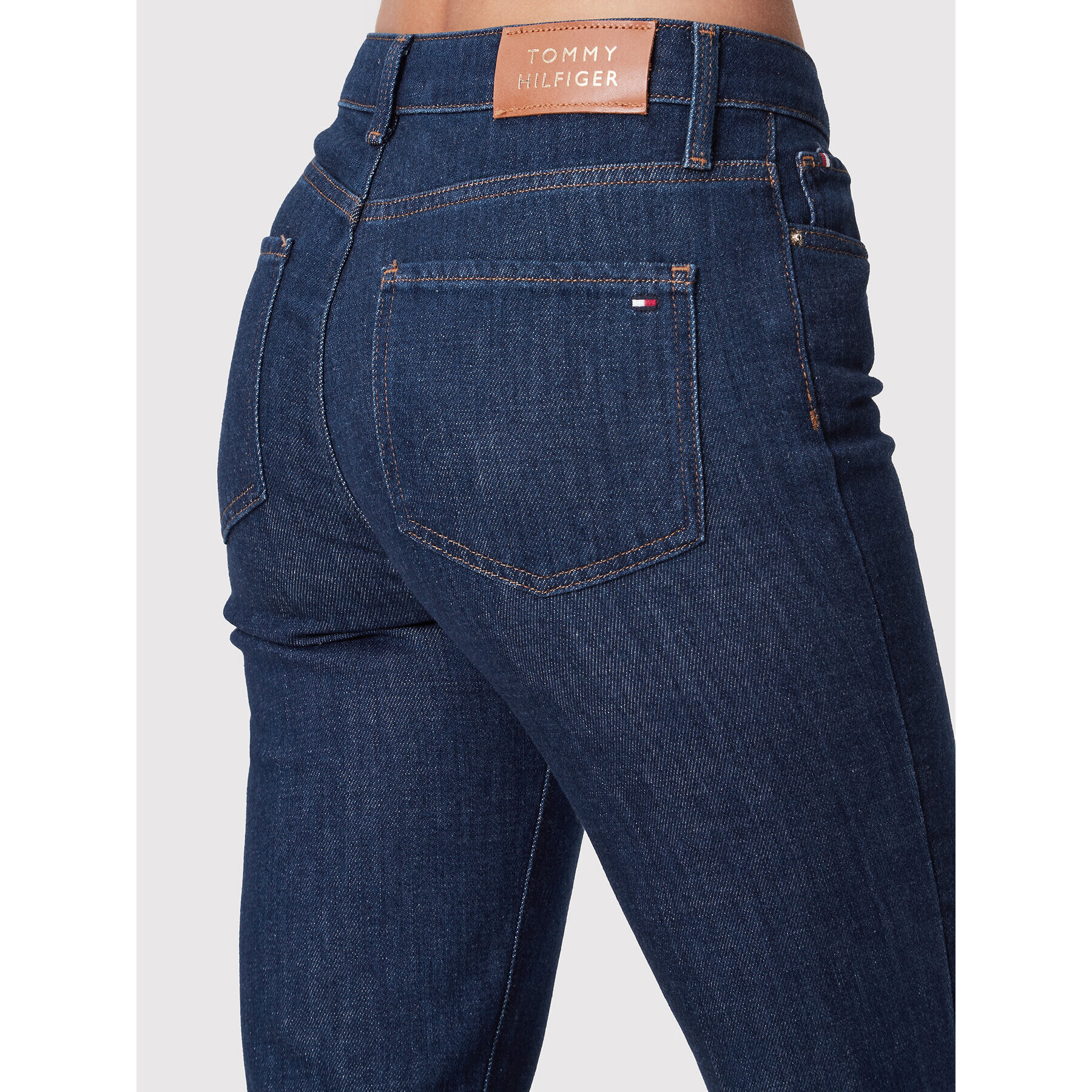 Tommy Hilfiger Jeansy WW0WW35161 Tmavomodrá Bootcut Fit - Pepit.cz