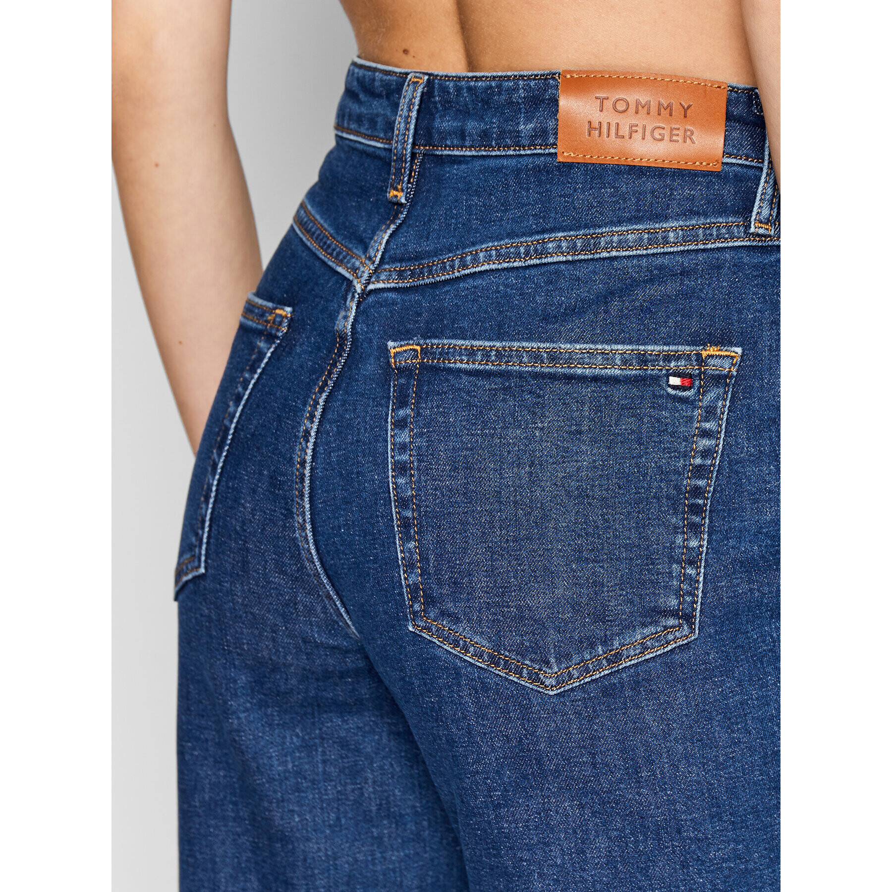 Tommy Hilfiger Jeansy WW0WW35530 Modrá Balloon Fit - Pepit.cz