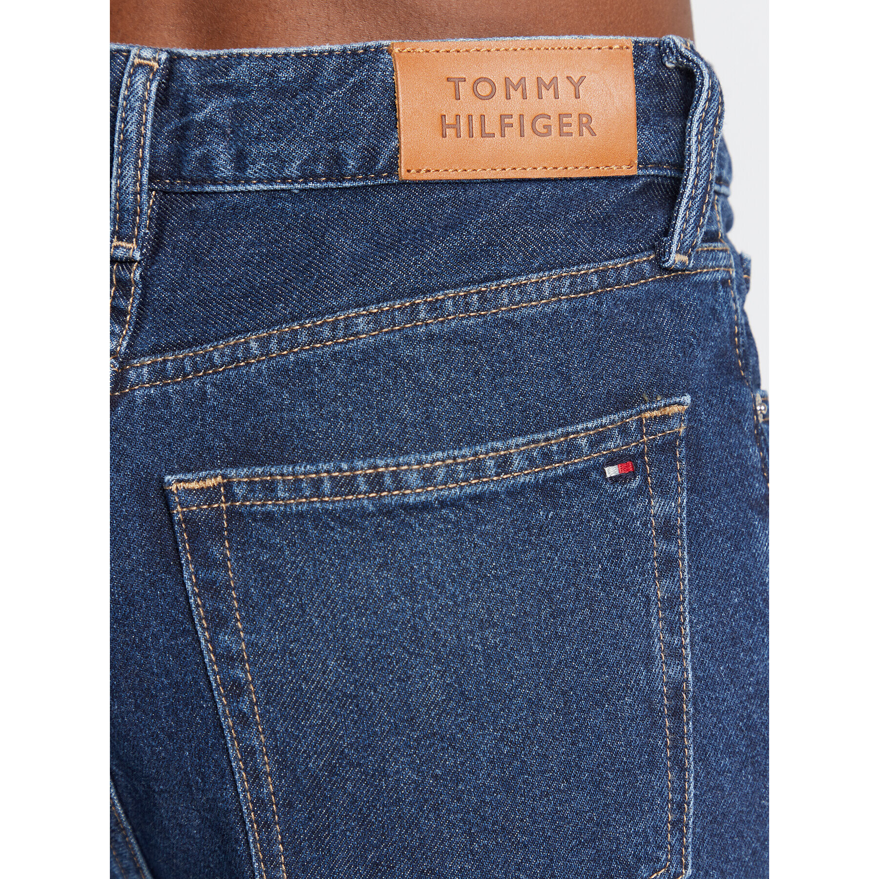 Tommy Hilfiger Jeansy WW0WW36335 Tmavomodrá Balloon Fit - Pepit.cz