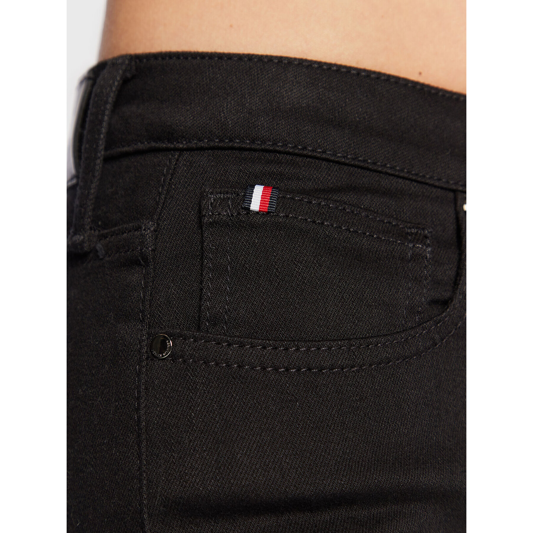 Tommy Hilfiger Jeansy WW0WW36337 Černá Slim Fit - Pepit.cz