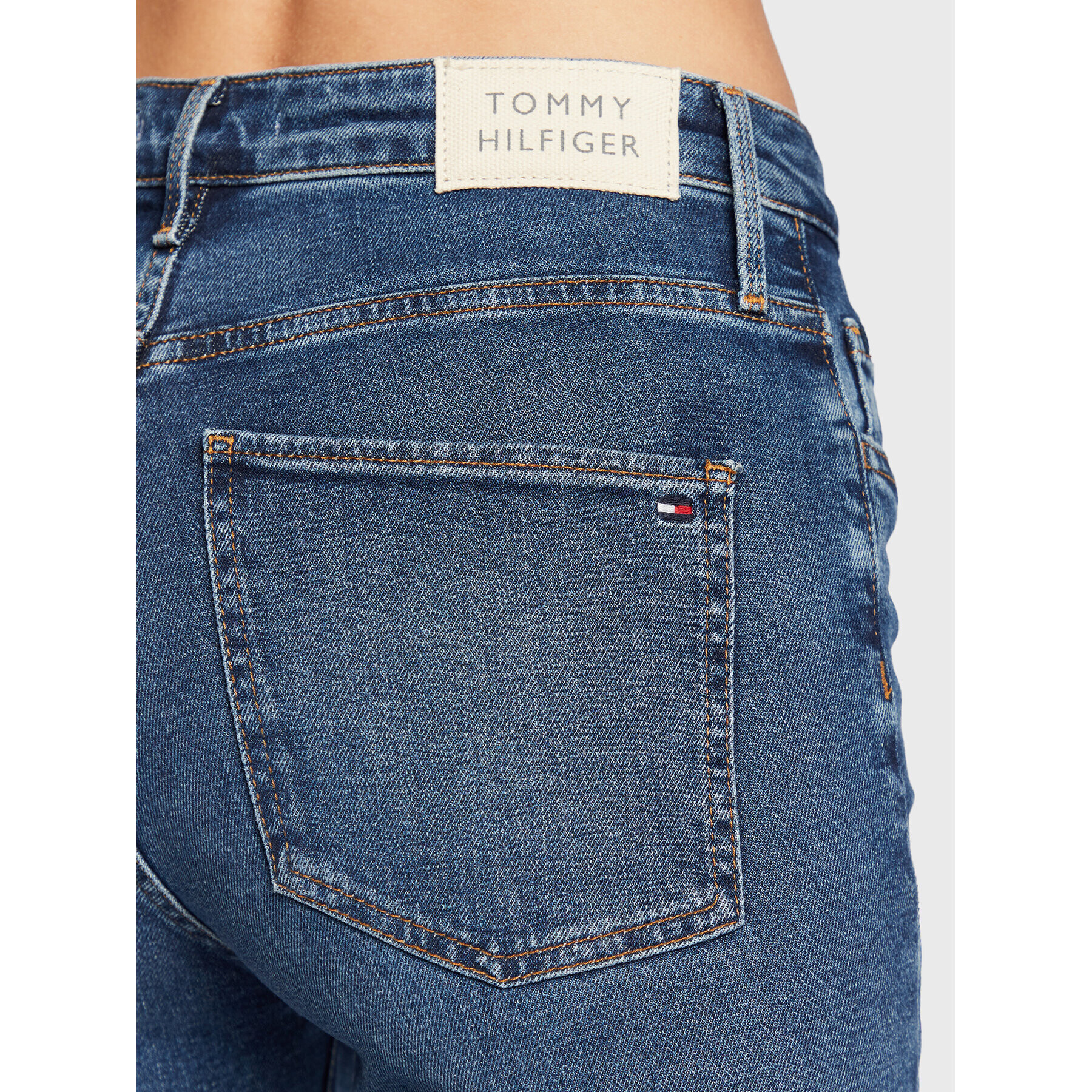 Tommy Hilfiger Jeansy WW0WW36347 Modrá Bootcut Fit - Pepit.cz