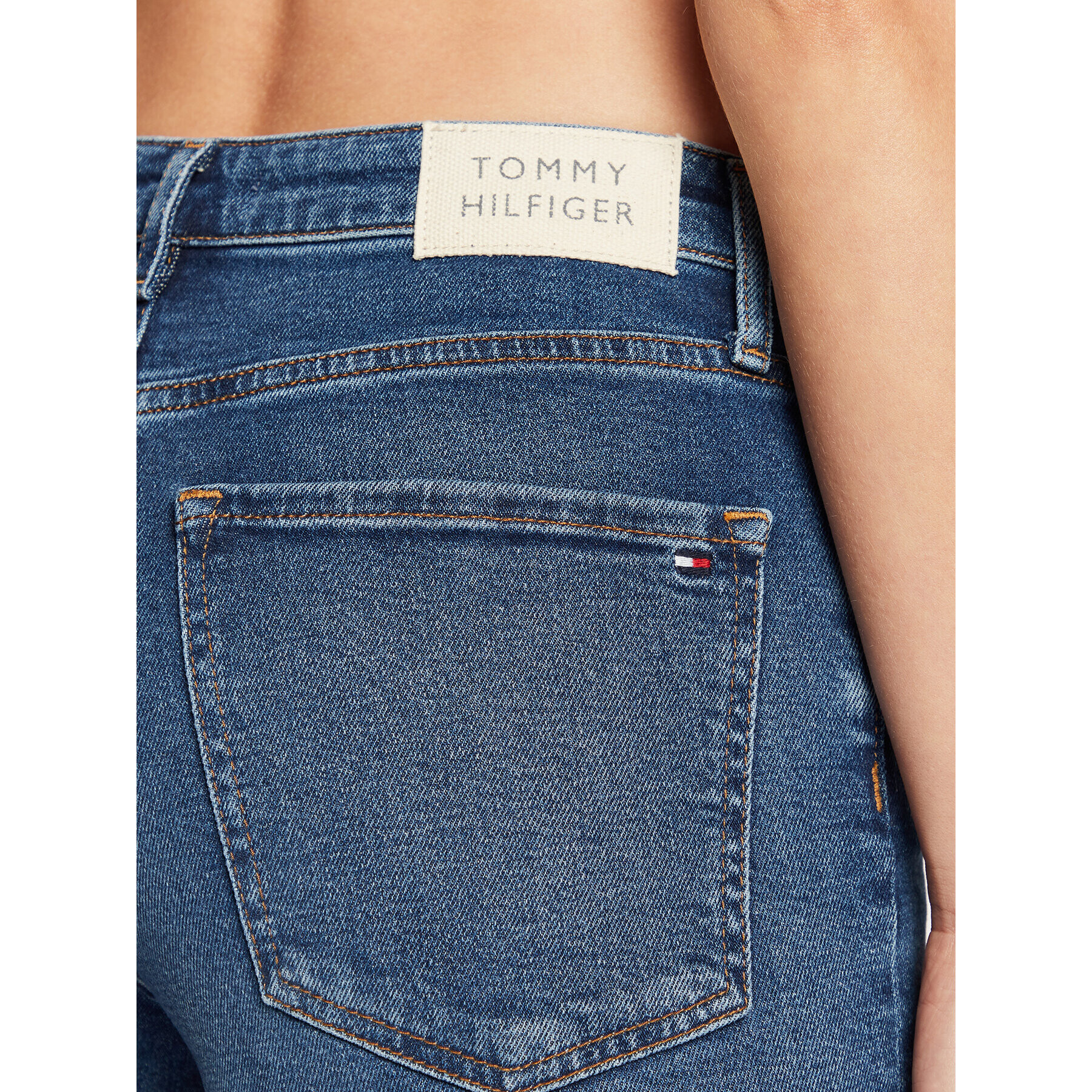 Tommy Hilfiger Jeansy WW0WW36352 Modrá Tapered Fit - Pepit.cz