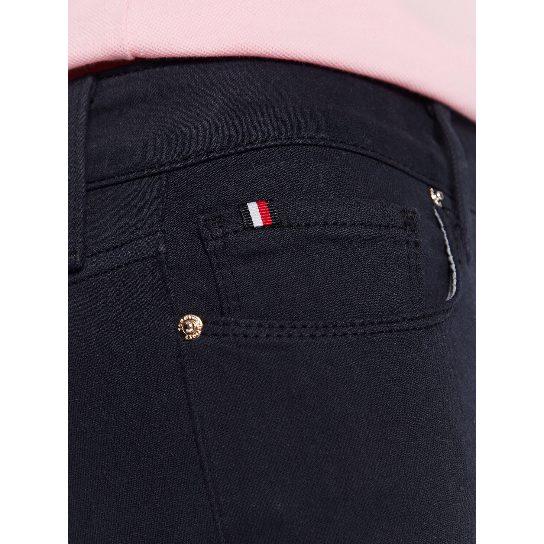 Tommy Hilfiger Jeansy WW0WW36957 Tmavomodrá Skinny Fit - Pepit.cz