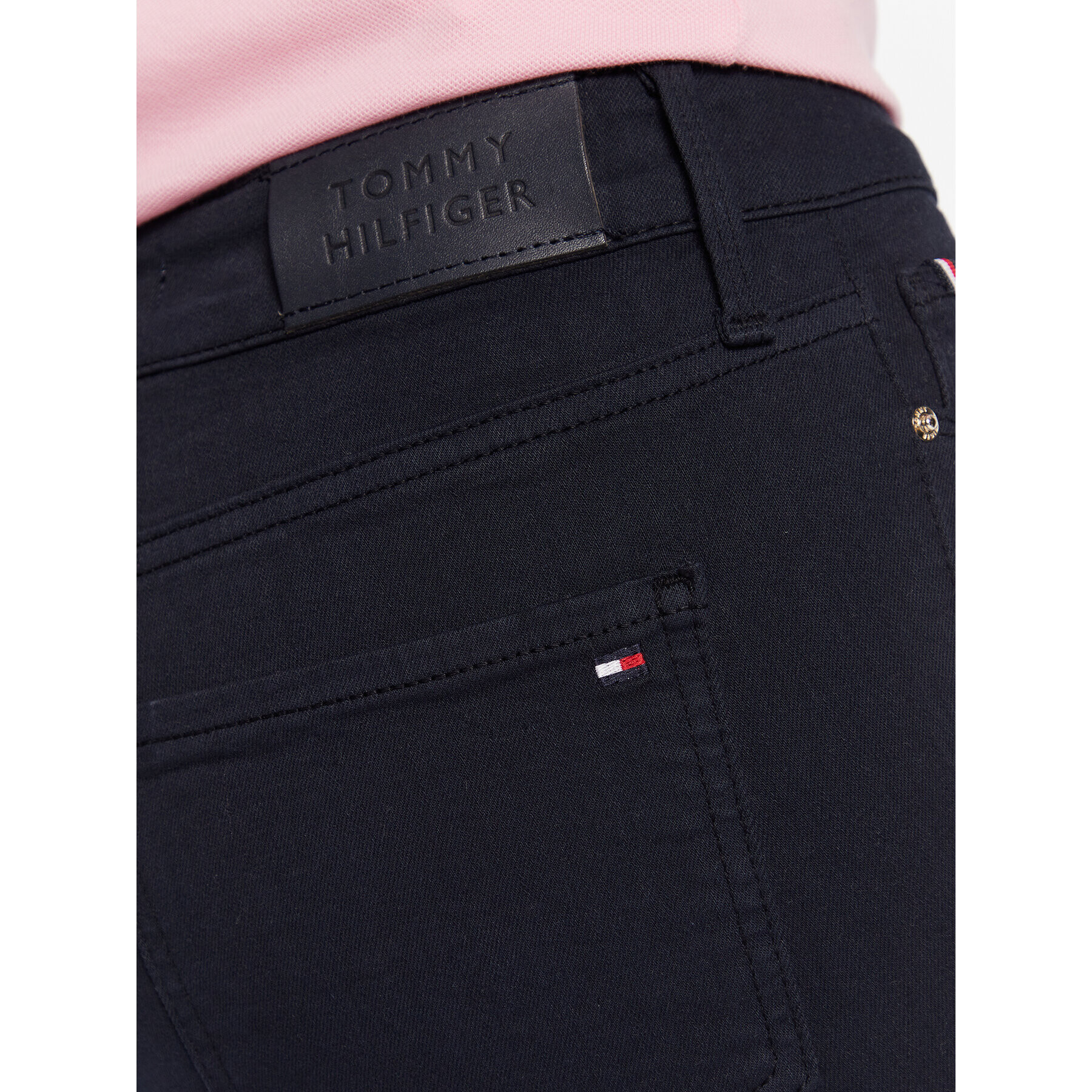 Tommy Hilfiger Jeansy WW0WW36957 Tmavomodrá Skinny Fit - Pepit.cz