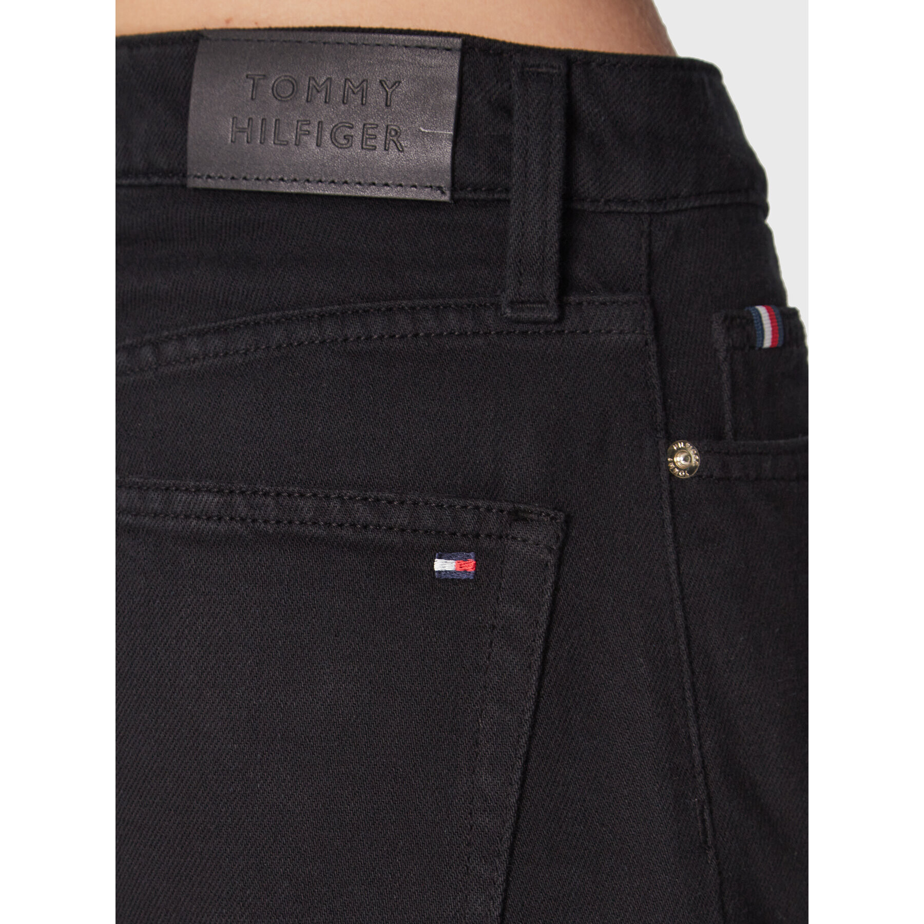 Tommy Hilfiger Jeansy WW0WW36962 Černá Wide Fit - Pepit.cz