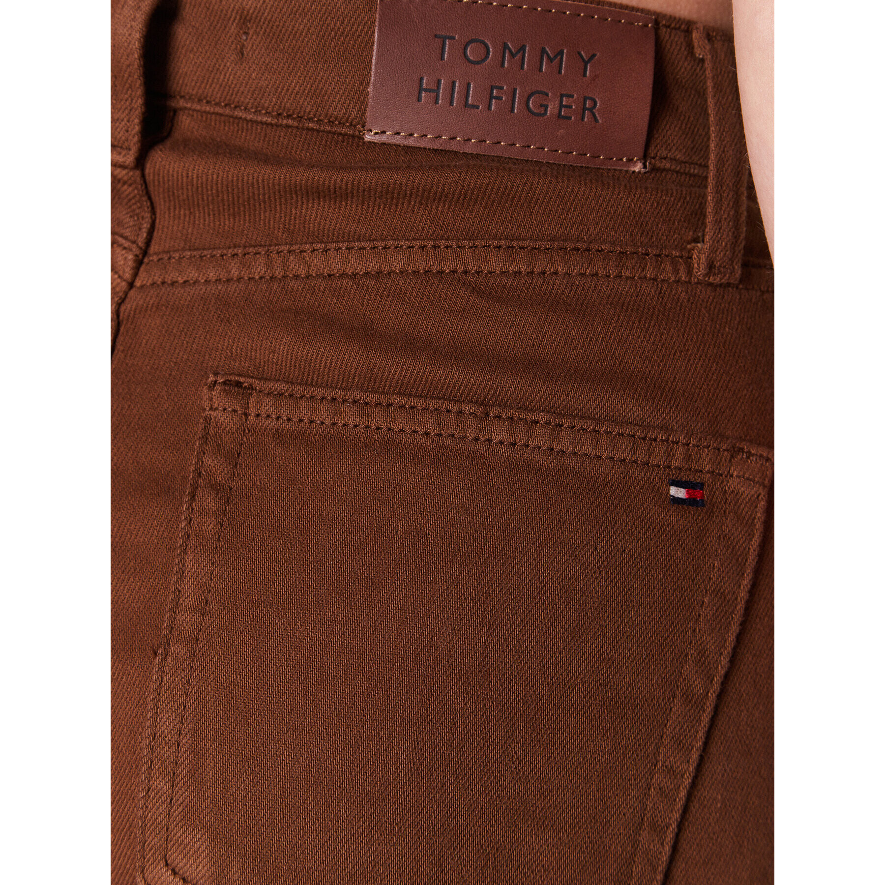 Tommy Hilfiger Jeansy WW0WW36962 Hnědá Wide Fit - Pepit.cz