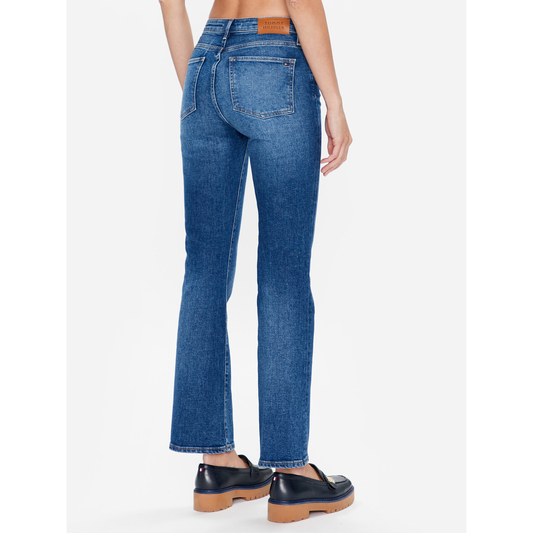 Tommy Hilfiger Jeansy WW0WW37157 Modrá Bootcut Fit - Pepit.cz