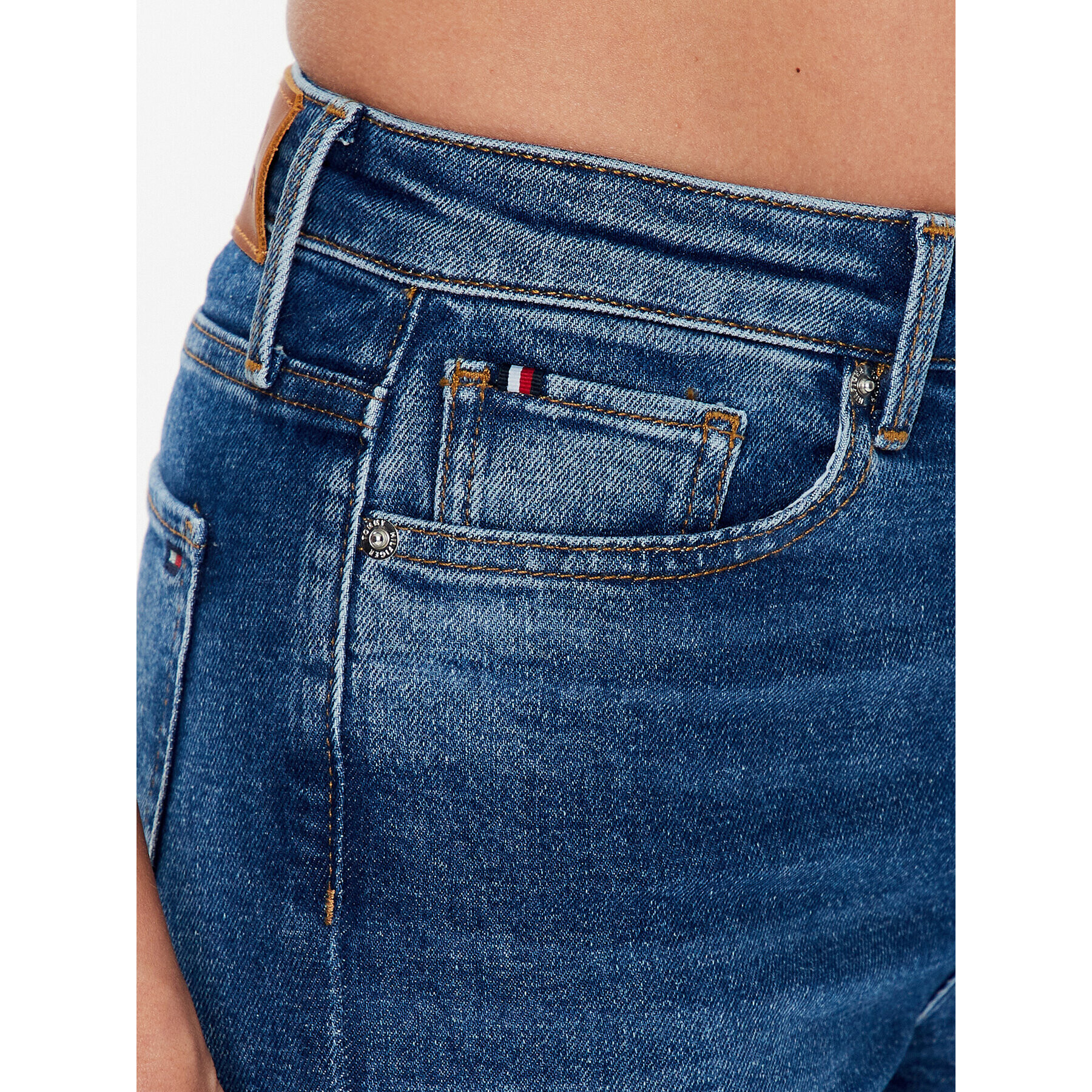 Tommy Hilfiger Jeansy WW0WW37157 Modrá Bootcut Fit - Pepit.cz