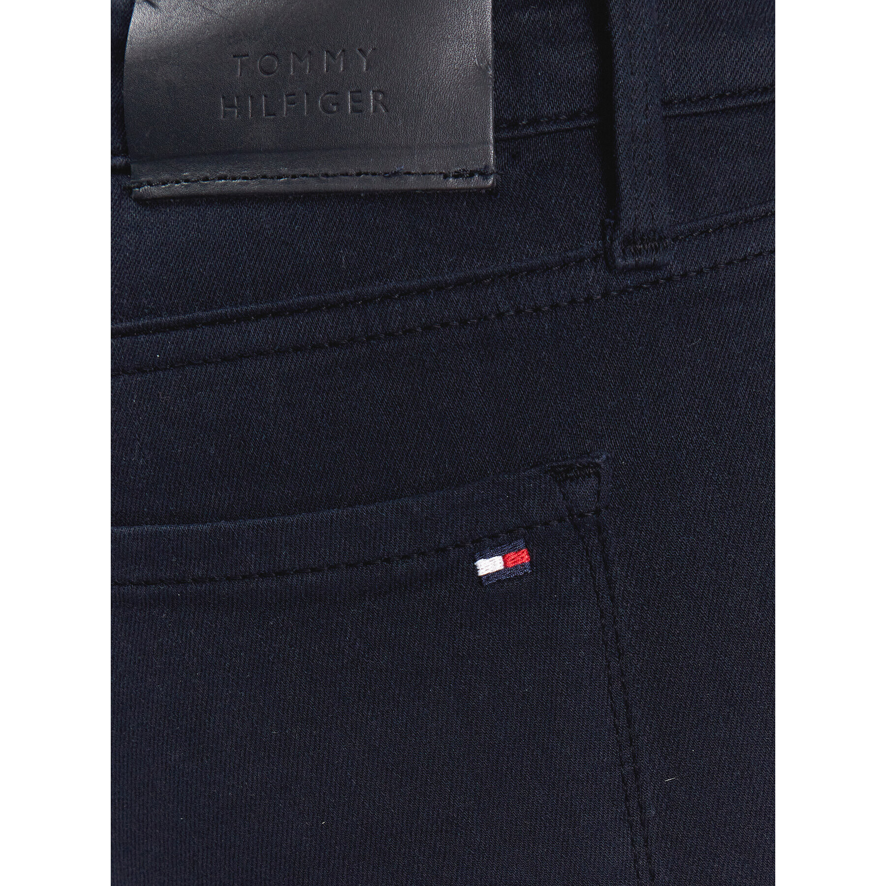 Tommy Hilfiger Jeansy WW0WW38148 Tmavomodrá Skinny Fit - Pepit.cz