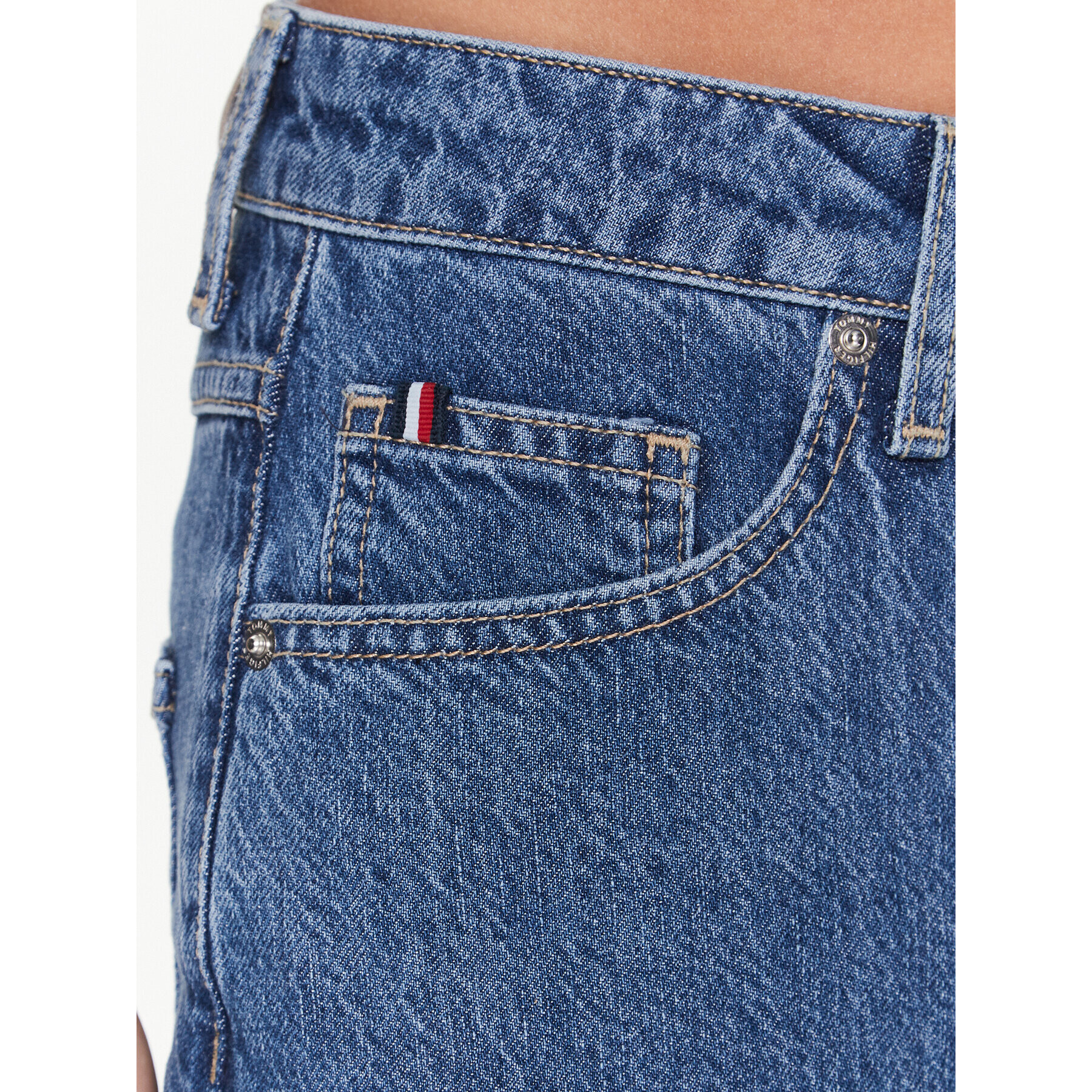 Tommy Hilfiger Jeansy WW0WW38161 Modrá Regular Fit - Pepit.cz