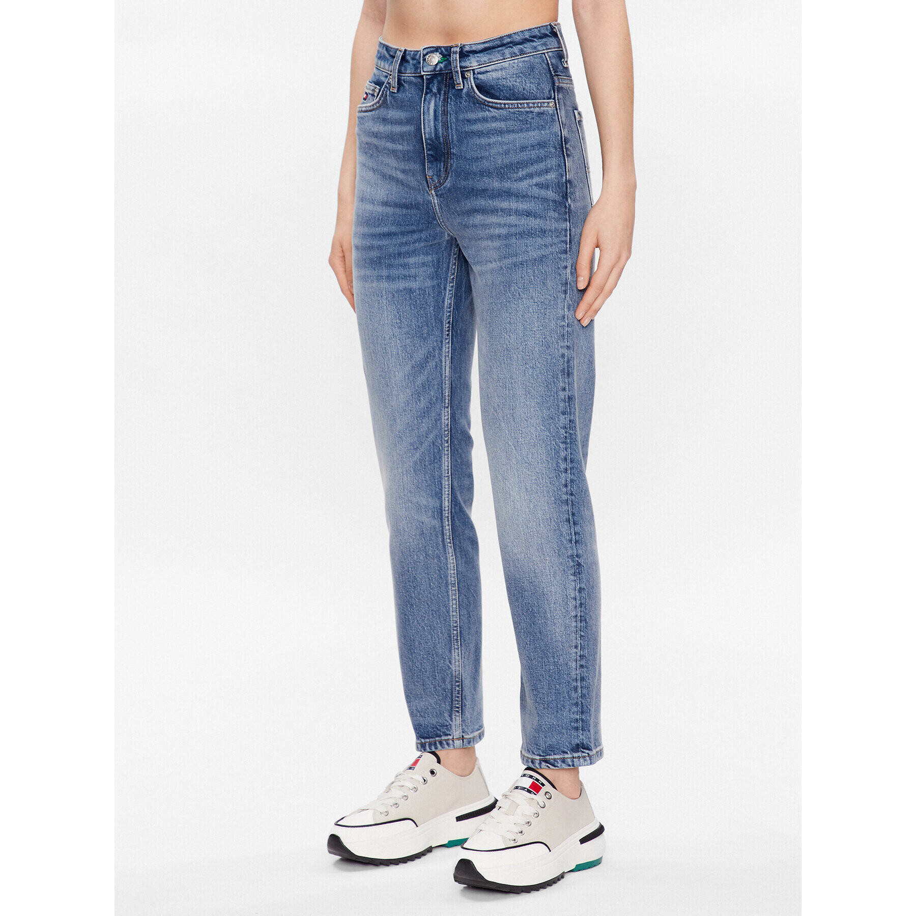 Tommy Hilfiger Jeansy WW0WW39092 Modrá Straight Fit - Pepit.cz