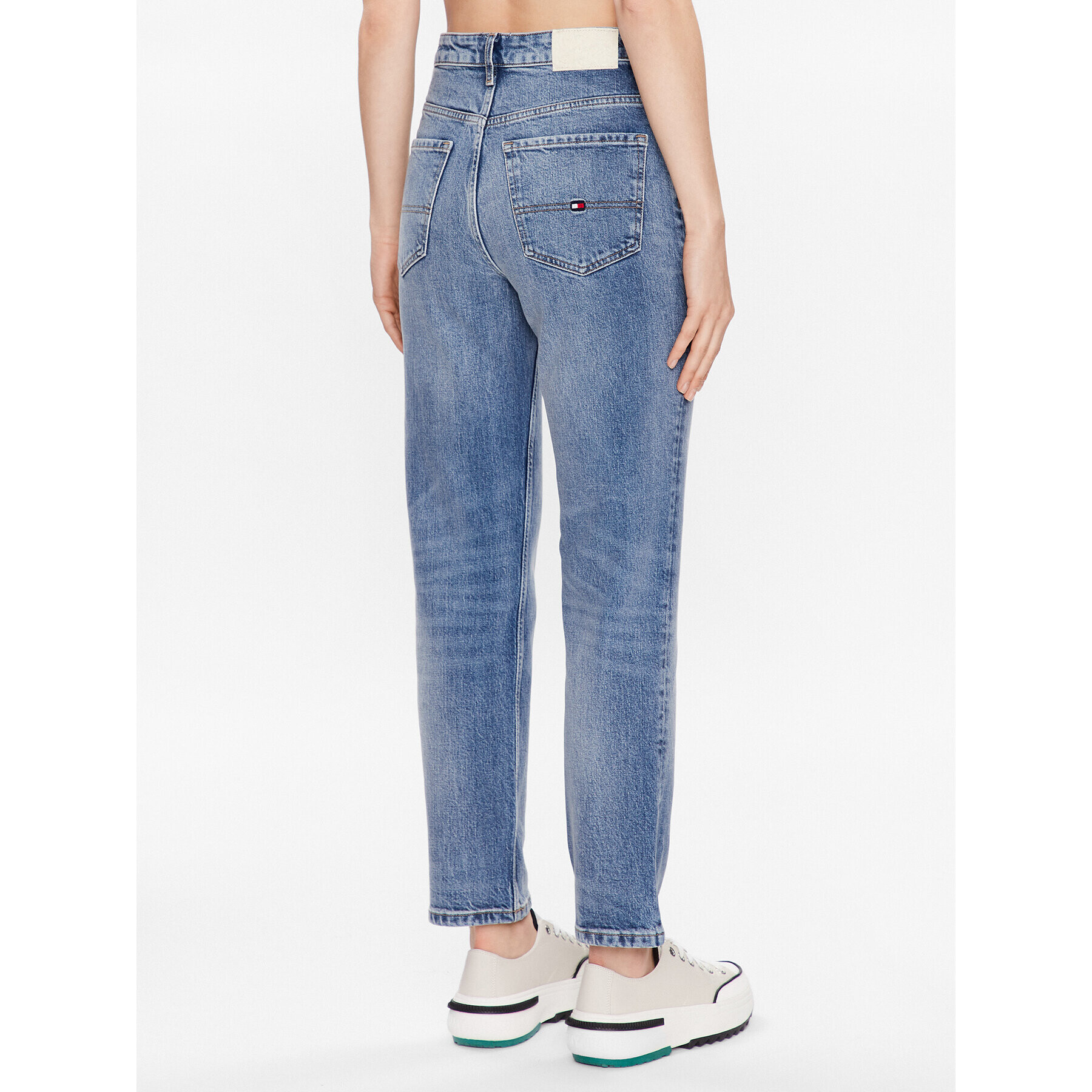 Tommy Hilfiger Jeansy WW0WW39092 Modrá Straight Fit - Pepit.cz