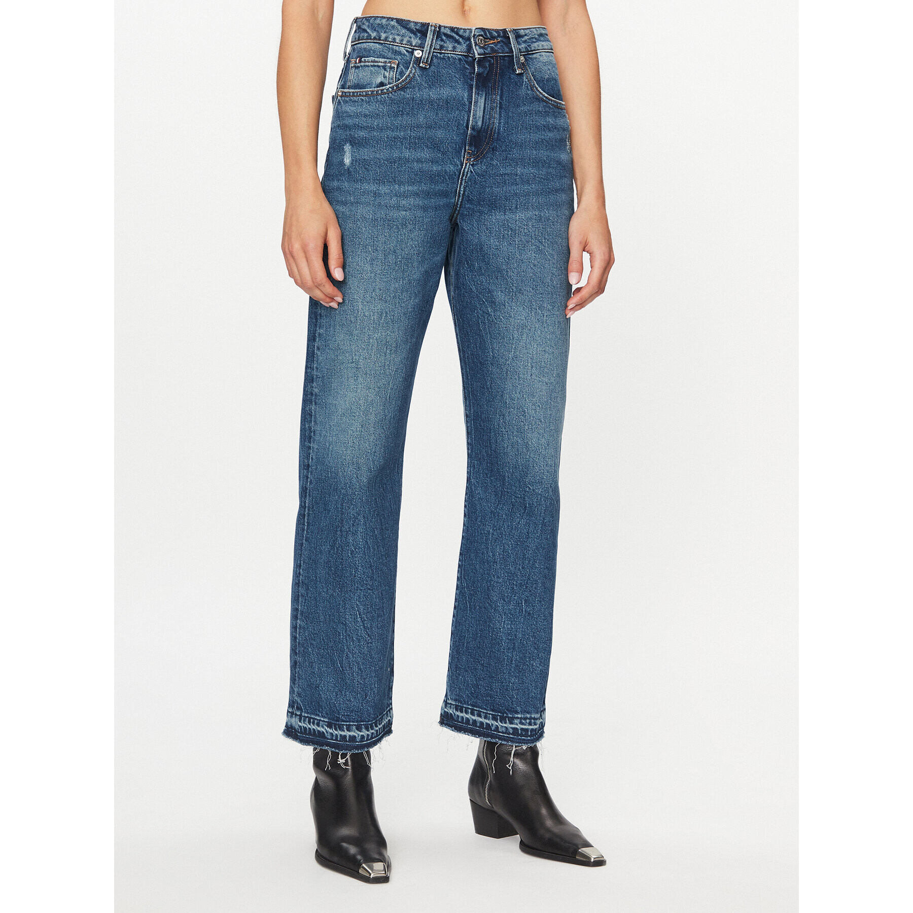 Tommy Hilfiger Jeansy WW0WW40822 Modrá Relaxed Fit - Pepit.cz