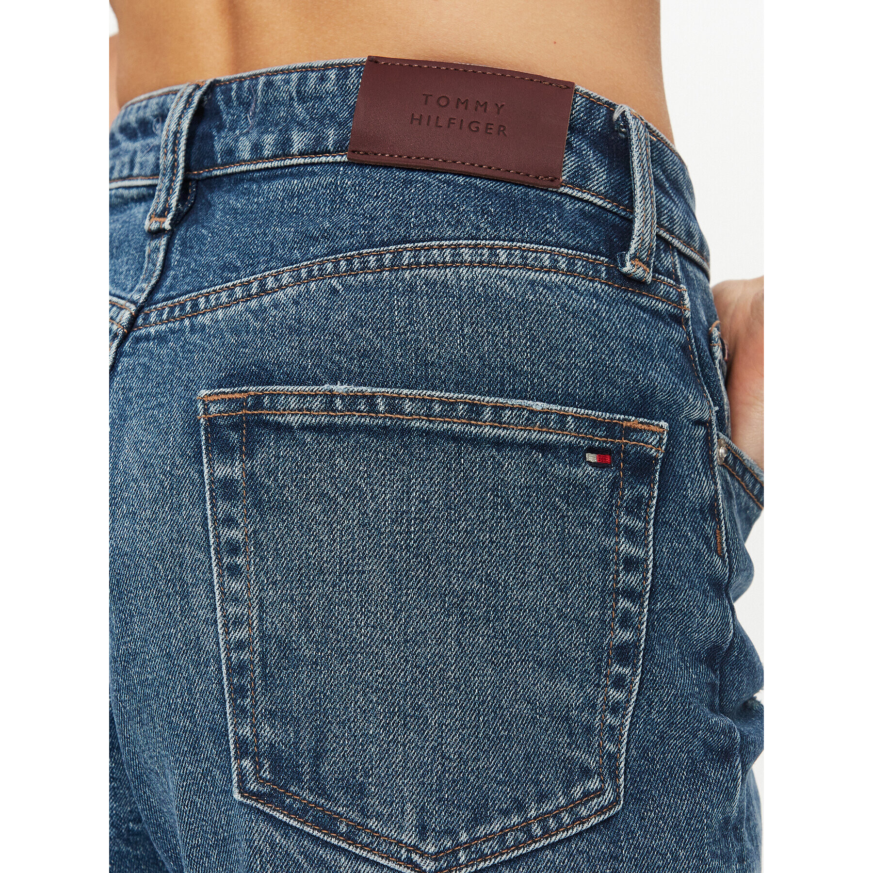 Tommy Hilfiger Jeansy WW0WW40822 Modrá Relaxed Fit - Pepit.cz