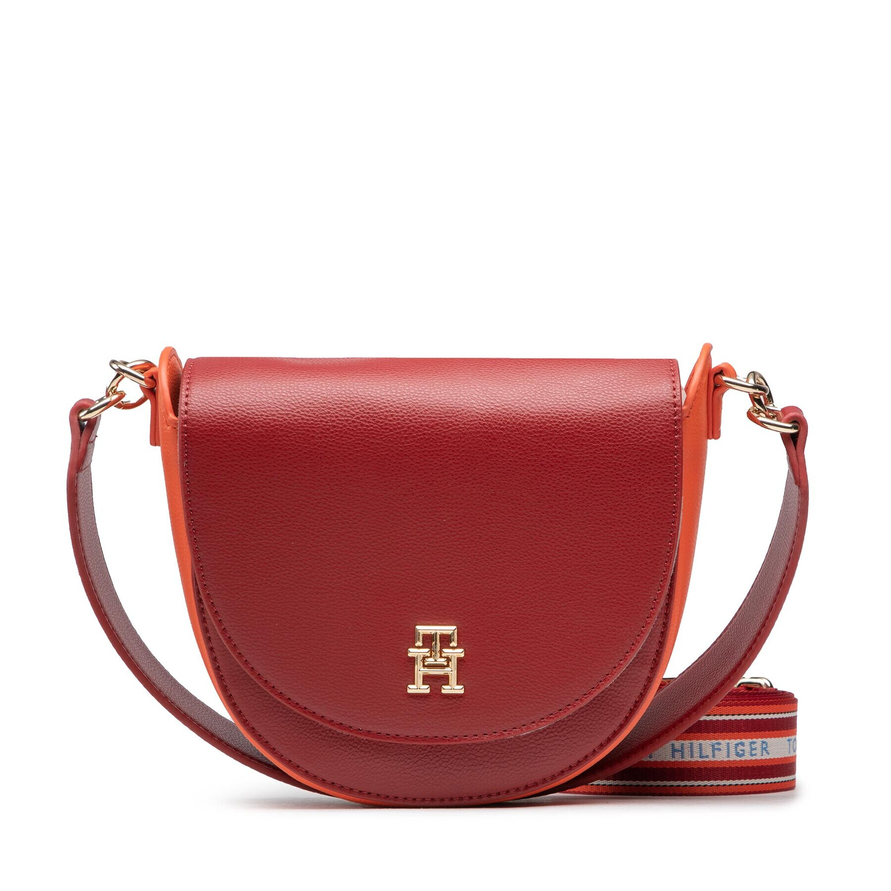 Tommy Hilfiger Kabelka Tommy Life Saddle Bag Cb AW0AW14369 Červená - Pepit.cz