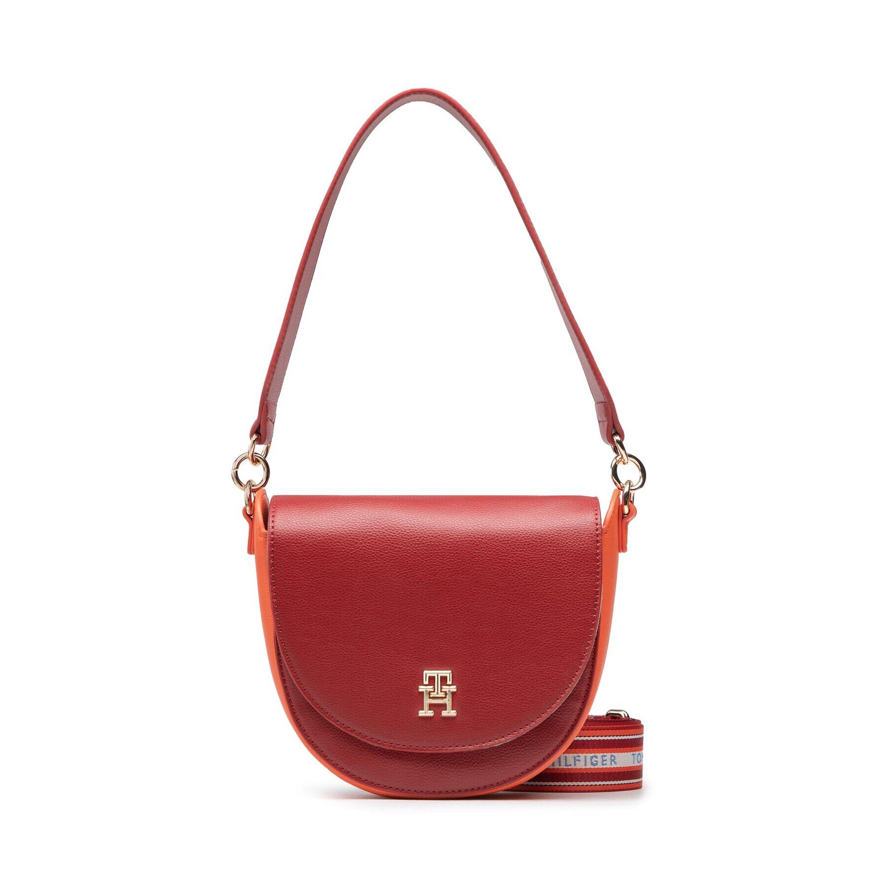 Tommy Hilfiger Kabelka Tommy Life Saddle Bag Cb AW0AW14369 Červená - Pepit.cz