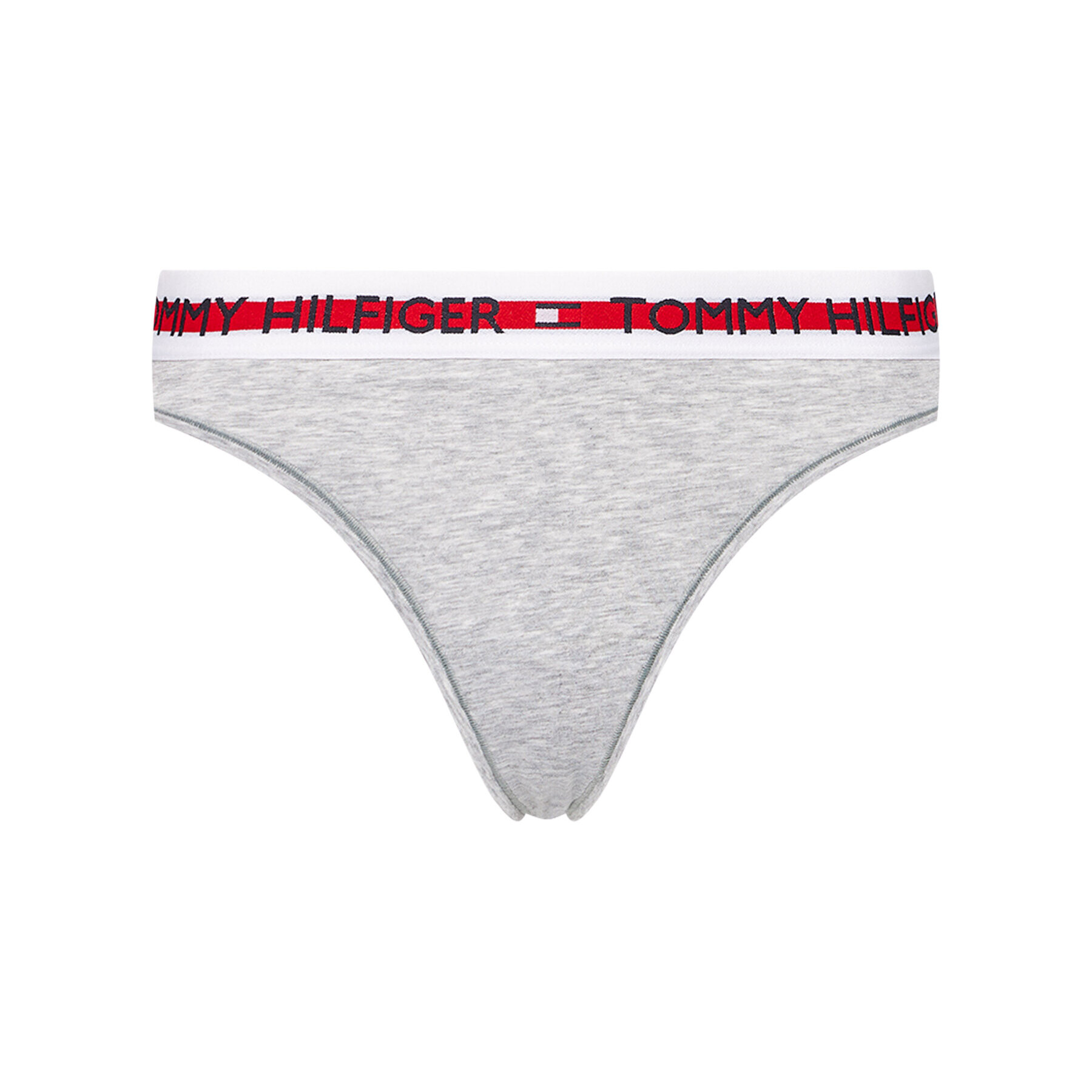 Tommy Hilfiger Kalhotky string Thong UW0UW02458 Šedá - Pepit.cz