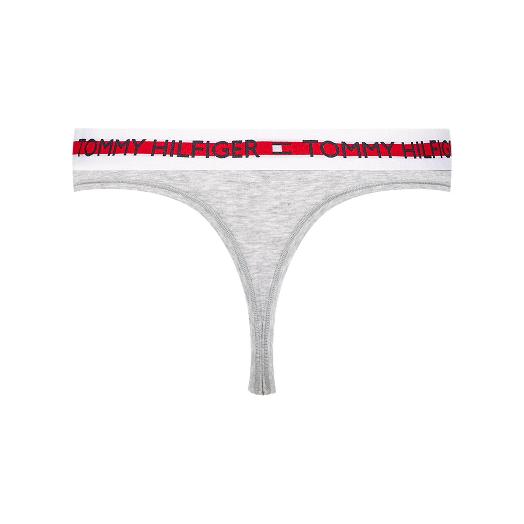 Tommy Hilfiger Kalhotky string Thong UW0UW02458 Šedá - Pepit.cz