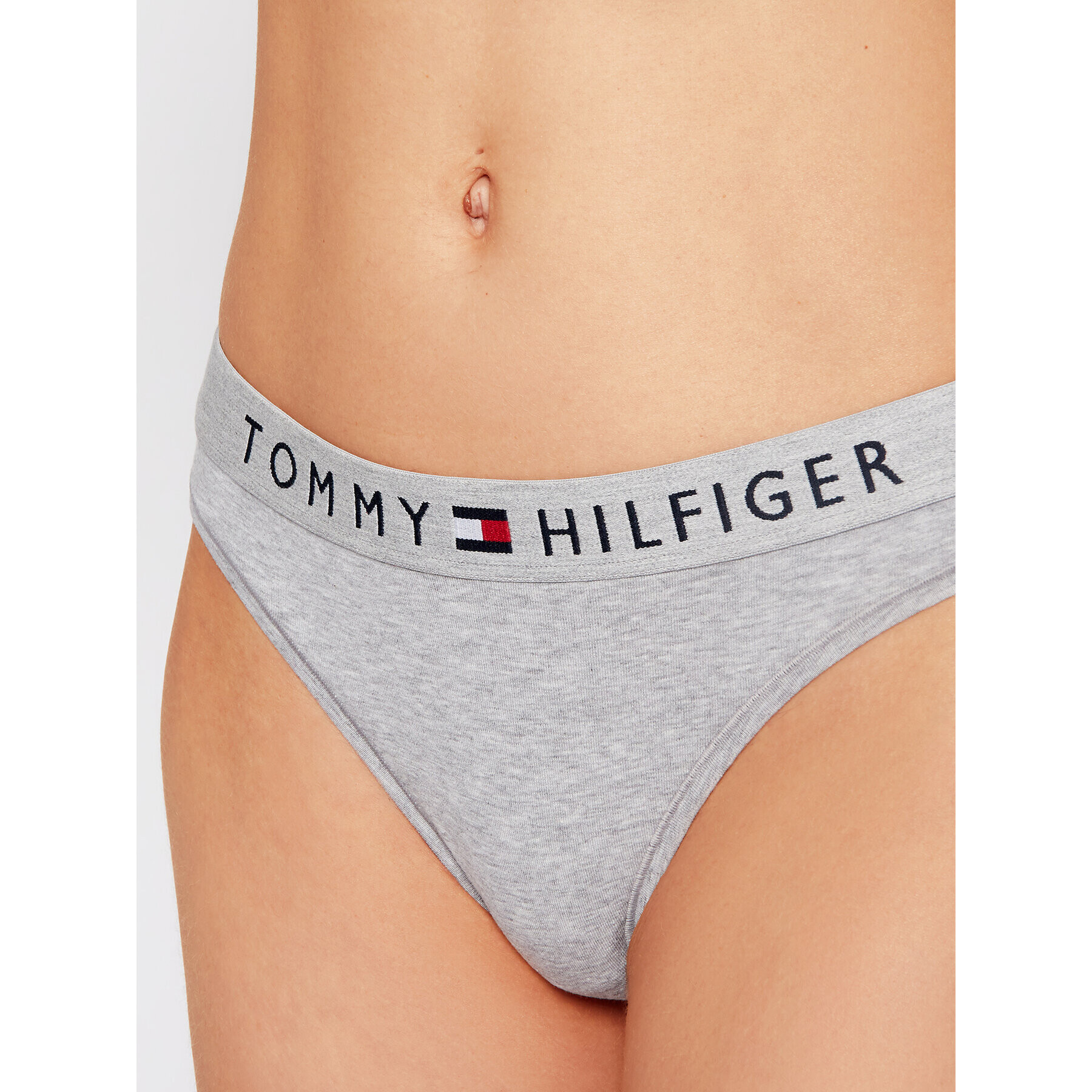 Tommy Hilfiger Kalhotky string UW0UW01555 Šedá - Pepit.cz