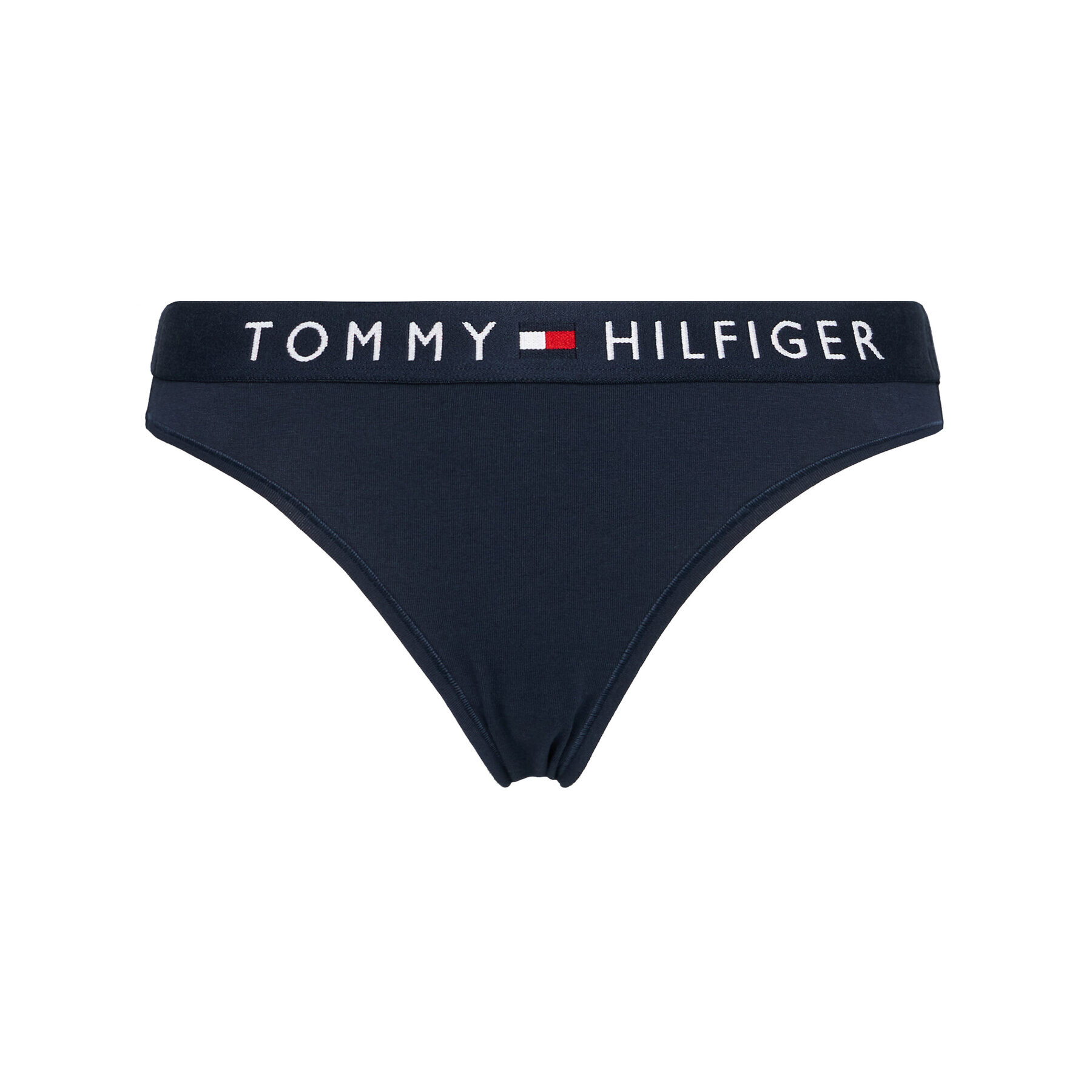 Tommy Hilfiger Kalhotky string UW0UW01555 Tmavomodrá - Pepit.cz