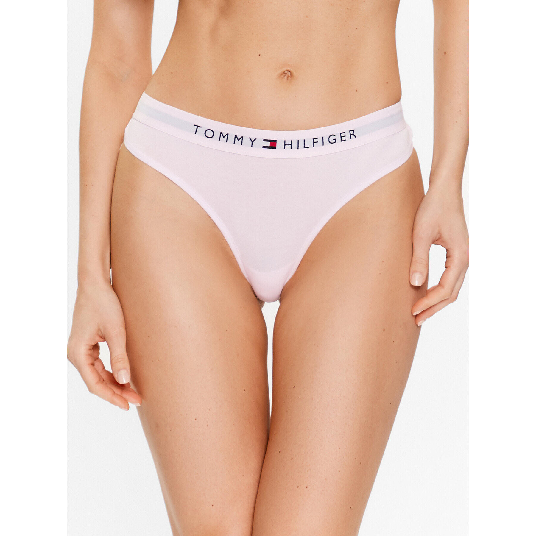 Tommy Hilfiger Kalhotky string UW0UW04146 Růžová - Pepit.cz