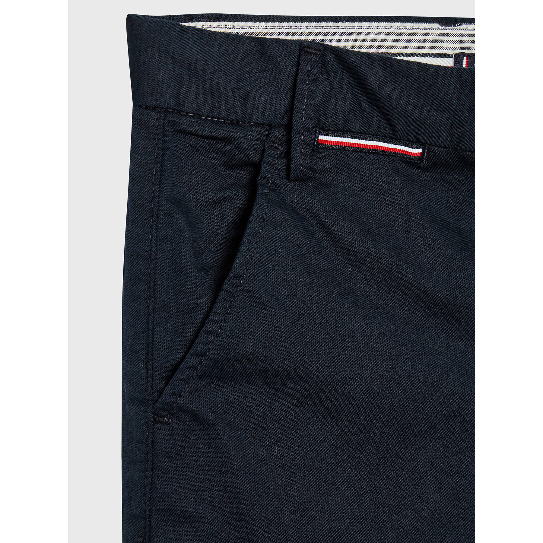 Tommy Hilfiger Kalhoty z materiálu KB0KB07392 Tmavomodrá Slim Fit - Pepit.cz