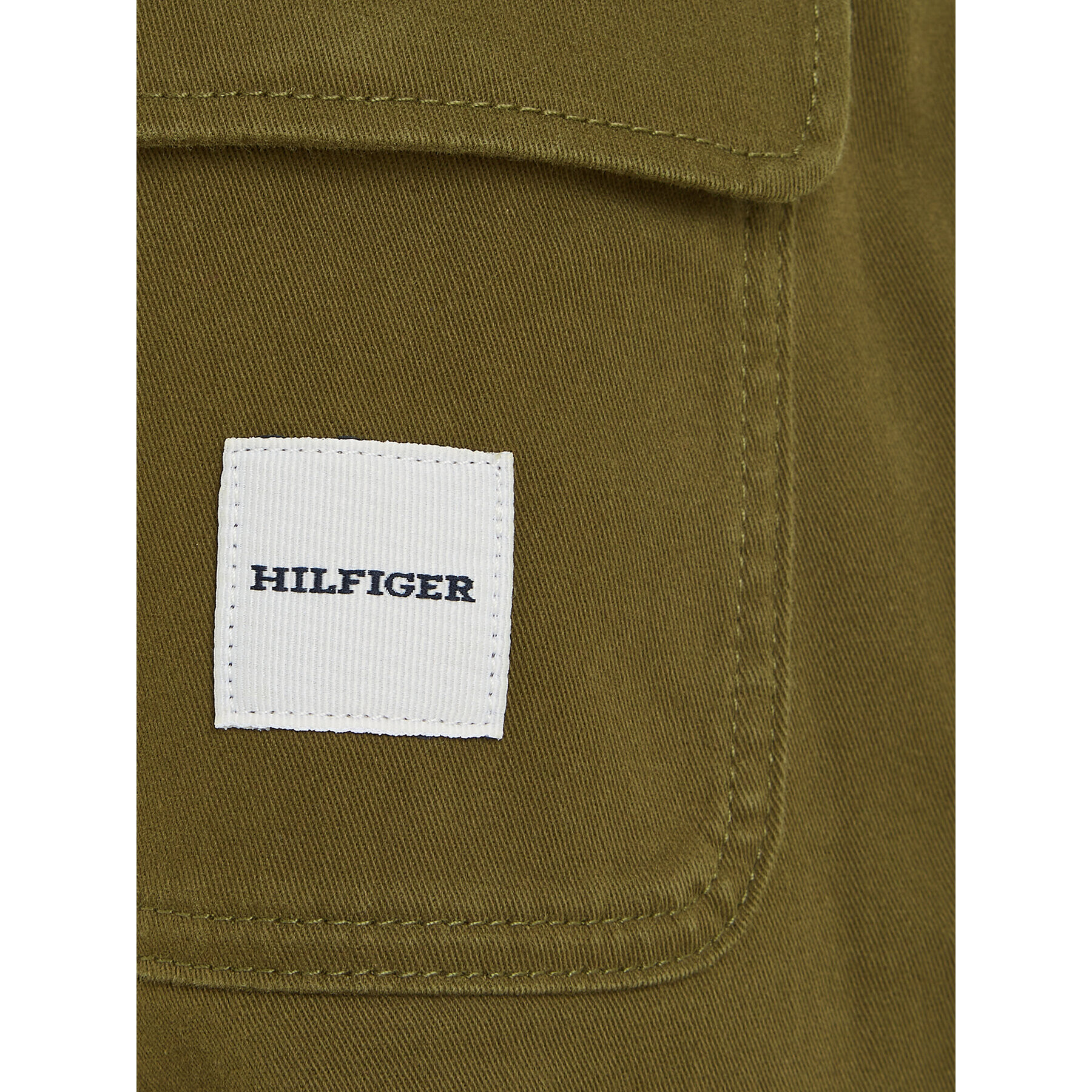 Tommy Hilfiger Kalhoty z materiálu KB0KB08469 Zelená Regular Fit - Pepit.cz