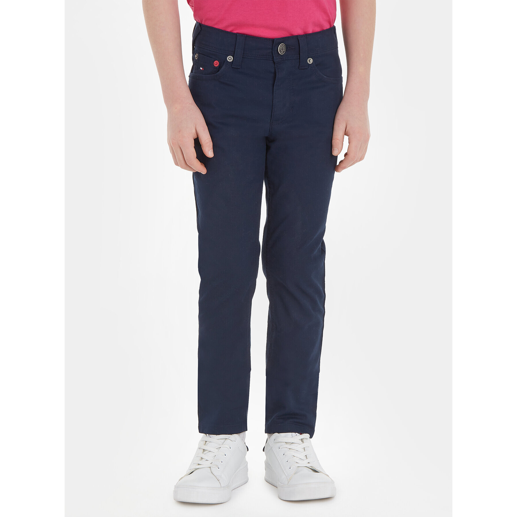 Tommy Hilfiger Kalhoty z materiálu Scanton KB0KB08470 M Tmavomodrá Regular Fit - Pepit.cz