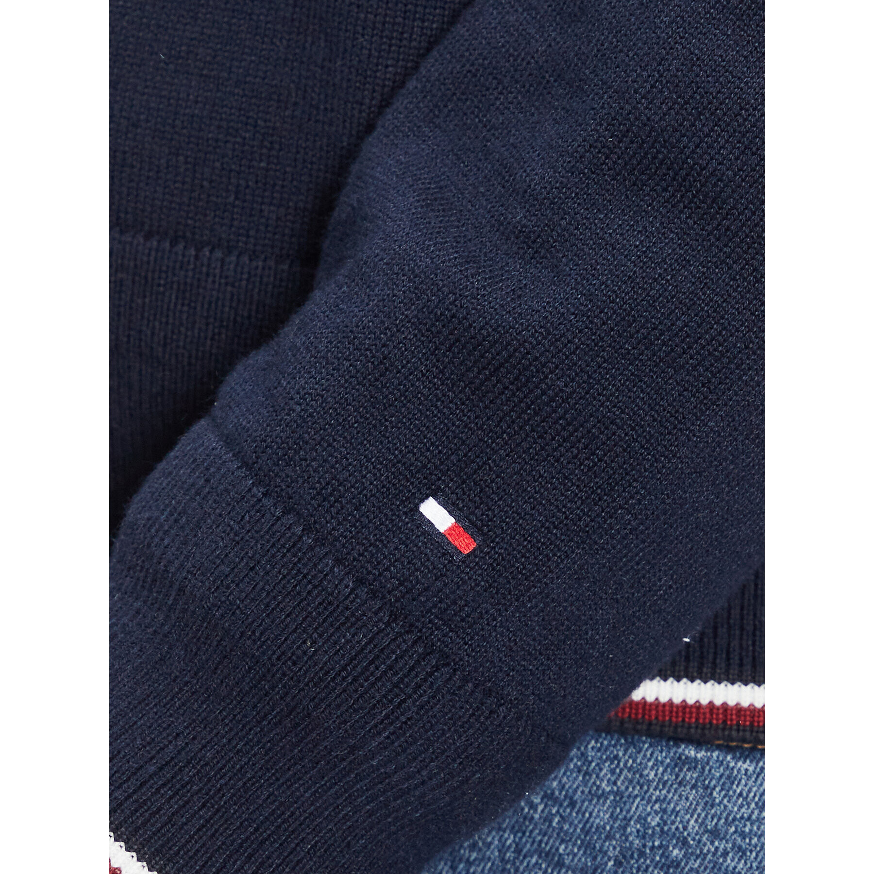 Tommy Hilfiger Kardigan MW0MW32038 Tmavomodrá Regular Fit - Pepit.cz