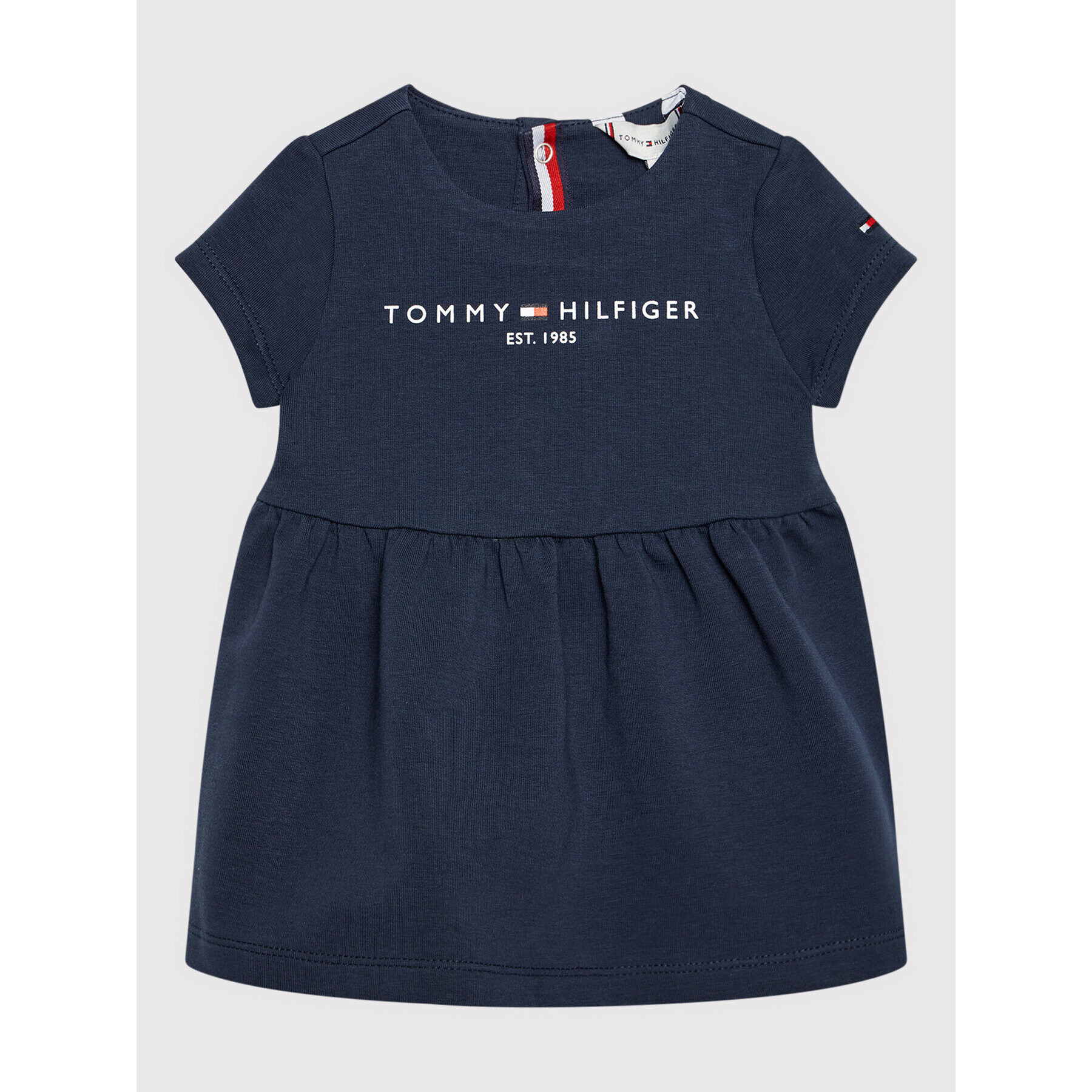 Tommy Hilfiger Každodenní šaty Baby Essential KN0KN01304 Tmavomodrá Regular Fit - Pepit.cz