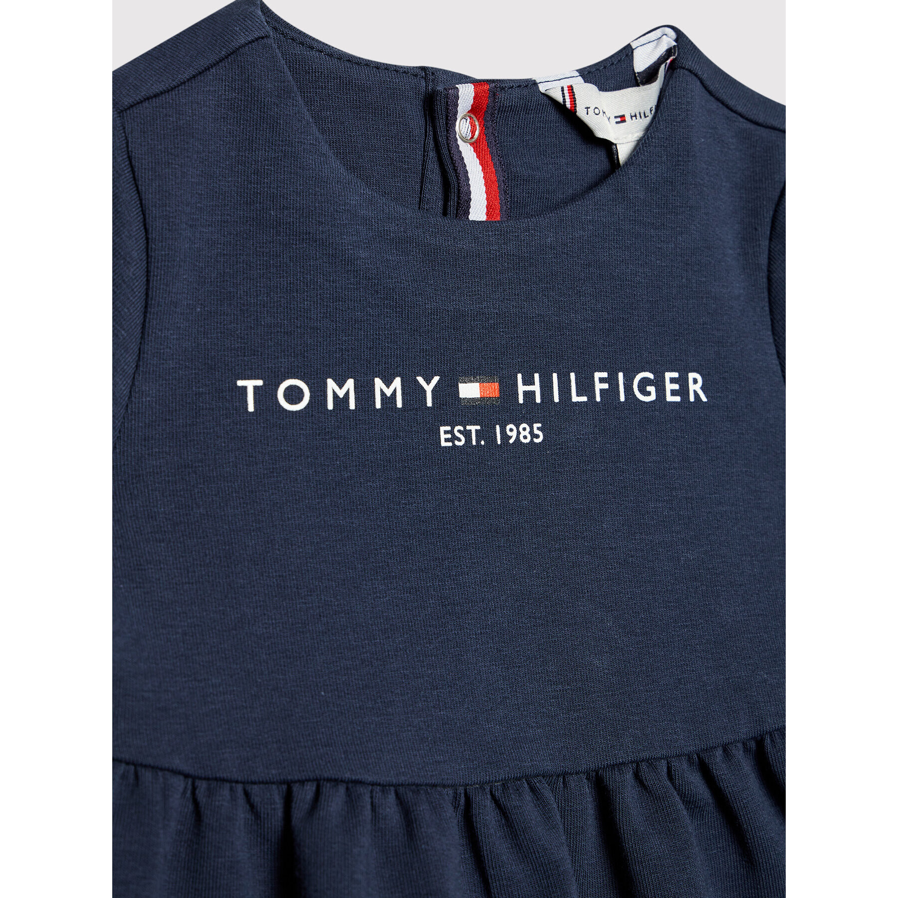 Tommy Hilfiger Každodenní šaty Baby Essential KN0KN01304 Tmavomodrá Regular Fit - Pepit.cz