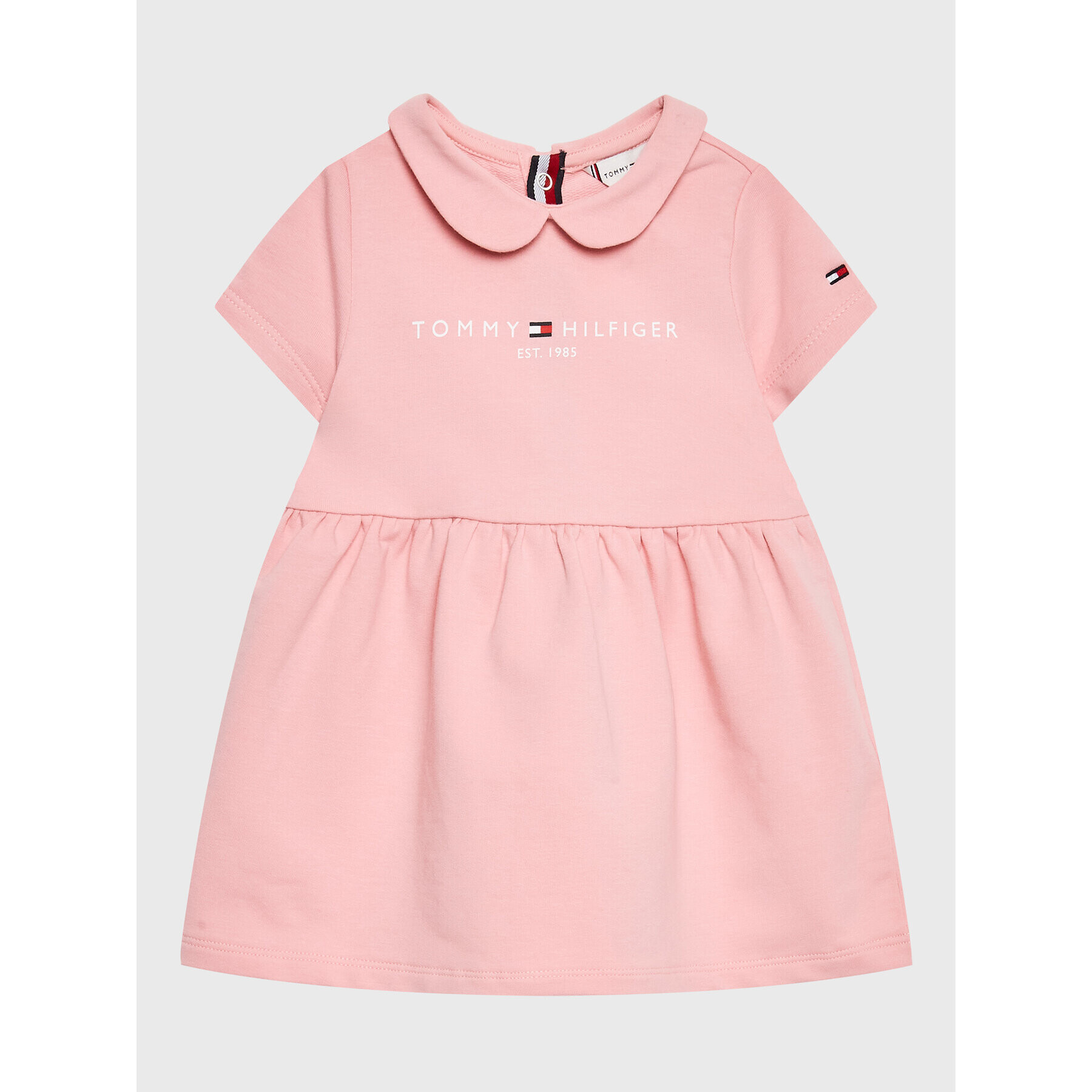 Tommy Hilfiger Každodenní šaty Baby Essential KN0KN01564 Růžová Regular Fit - Pepit.cz