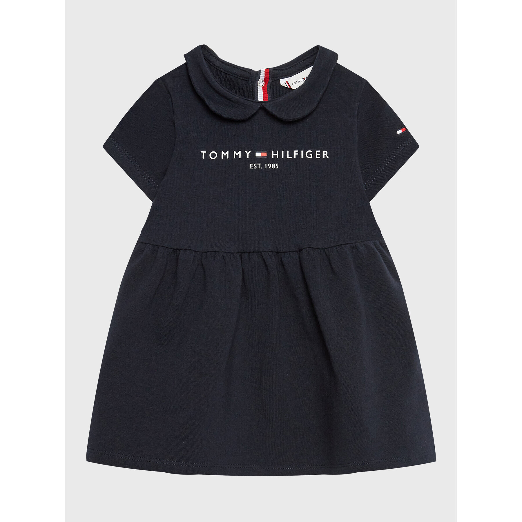 Tommy Hilfiger Každodenní šaty Baby Essential KN0KN01564 Tmavomodrá Regular Fit - Pepit.cz