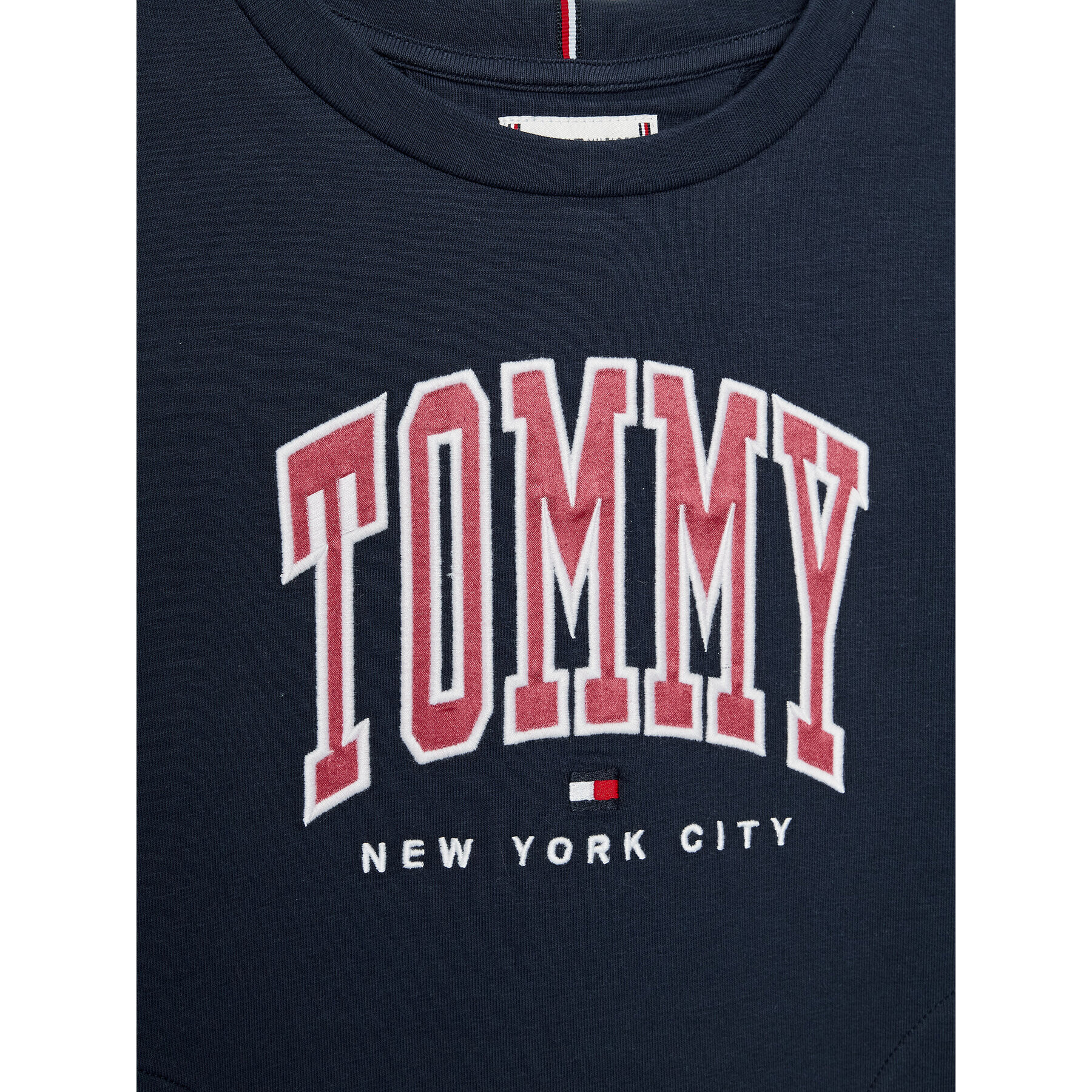 Tommy Hilfiger Každodenní šaty Bold Varsity KG0KG06447 Tmavomodrá Regular Fit - Pepit.cz