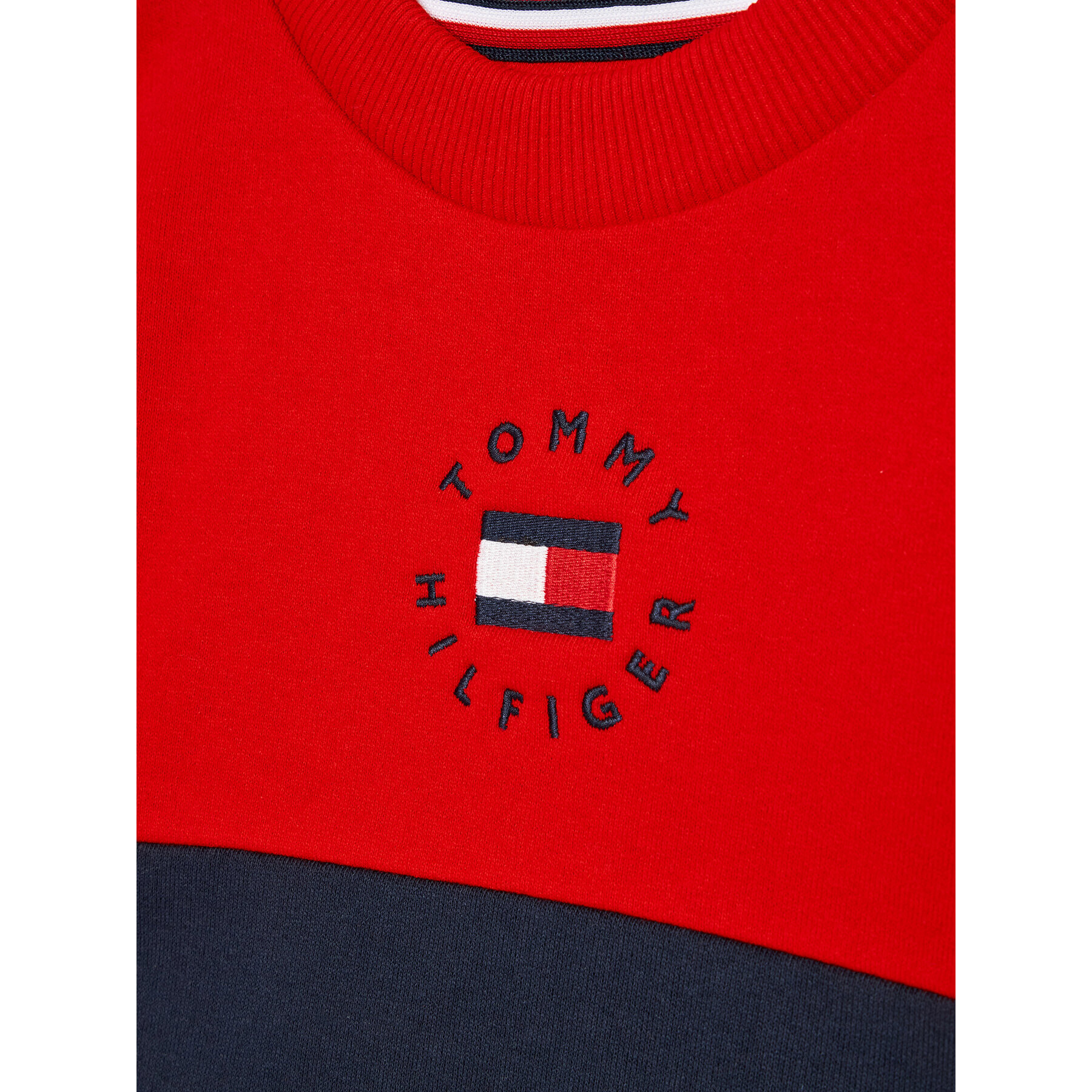 Tommy Hilfiger Každodenní šaty Colorblock KG0KG05745 Tmavomodrá Regular Fit - Pepit.cz