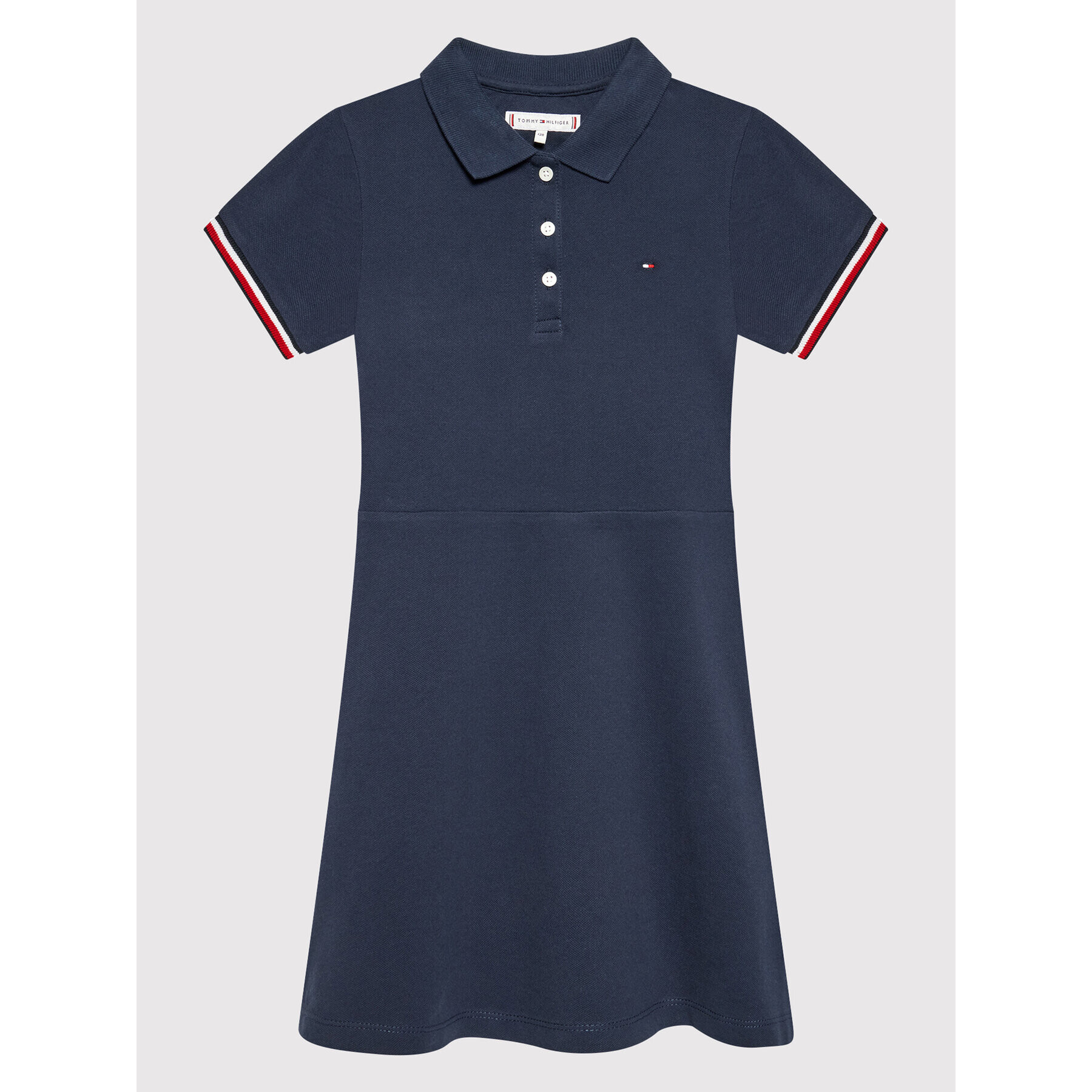 Tommy Hilfiger Každodenní šaty Essential KG0KG06266 D Tmavomodrá Regular Fit - Pepit.cz