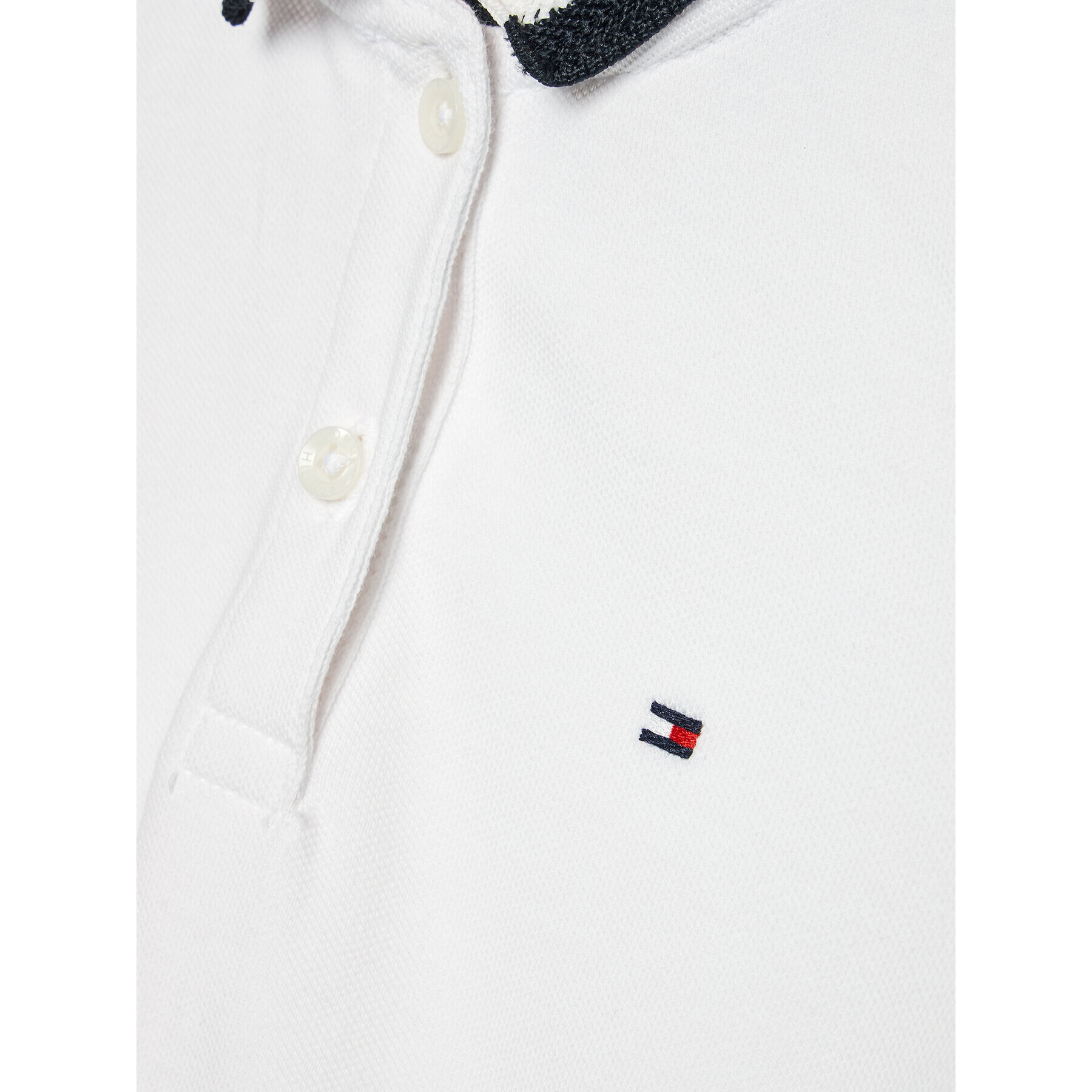 Tommy Hilfiger Každodenní šaty Essential KG0KG06467 Bílá Regular Fit - Pepit.cz