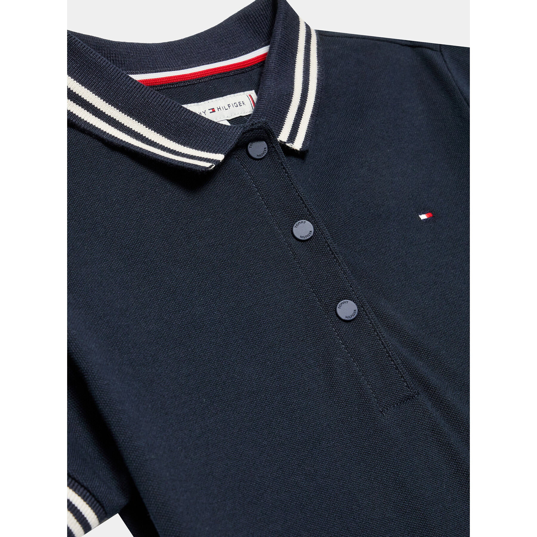 Tommy Hilfiger Každodenní šaty Essential KG0KG07193 Tmavomodrá Regular Fit - Pepit.cz