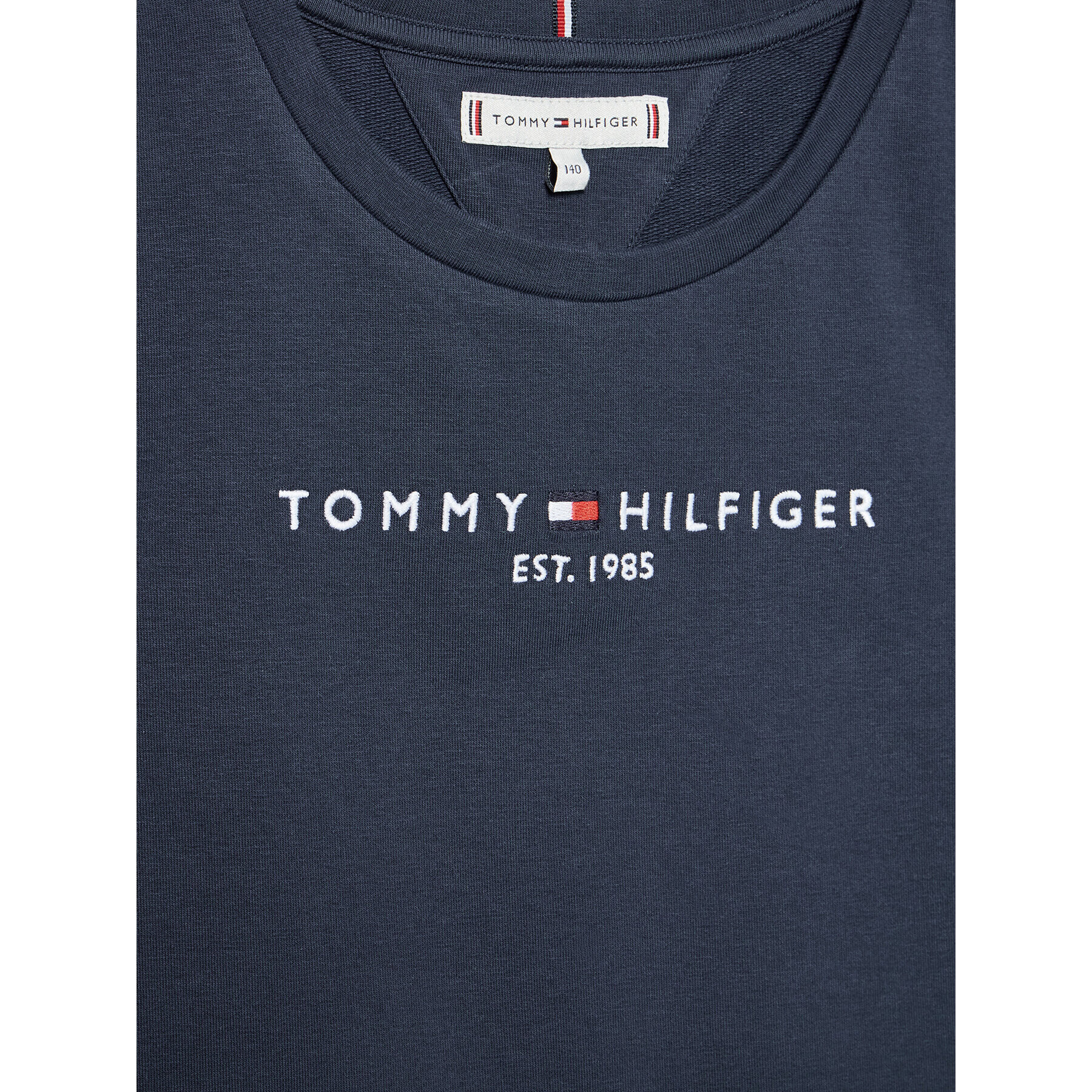 Tommy Hilfiger Každodenní šaty Essential Skater KG0KG06588 Tmavomodrá Regular Fit - Pepit.cz