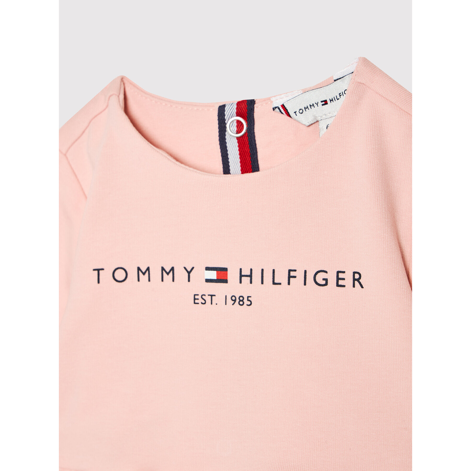 Tommy Hilfiger Každodenní šaty Essetial KN0KN01234 Růžová Regular Fit - Pepit.cz